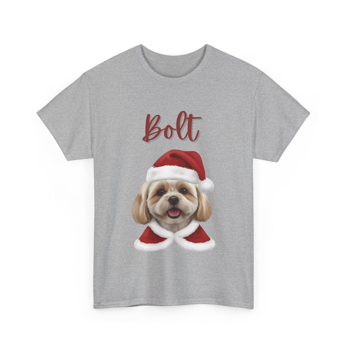 (Bolt) Whimsical Dog Portrait Tee Shirt