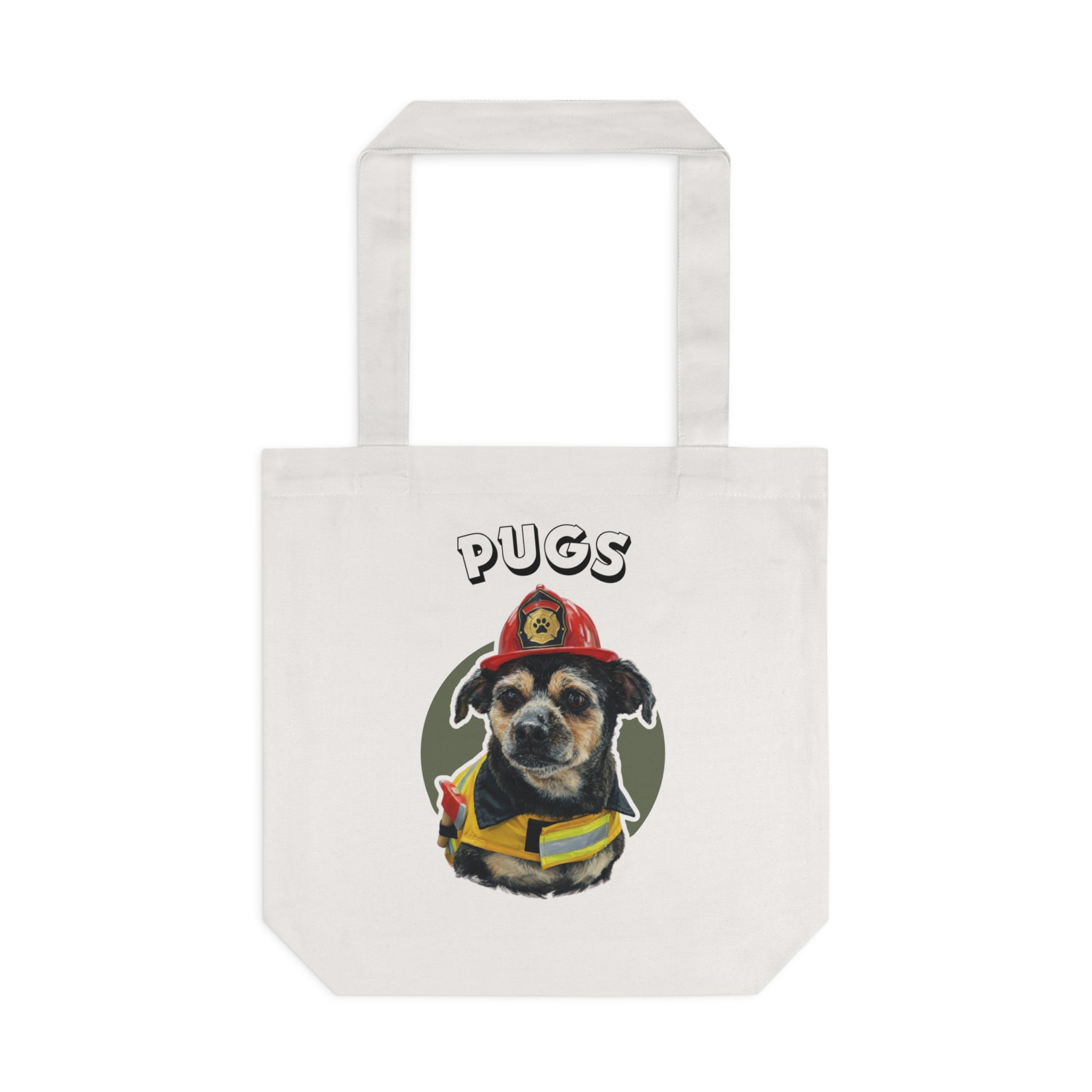 (Pugs) Personalized Dog Lover Tote Bag