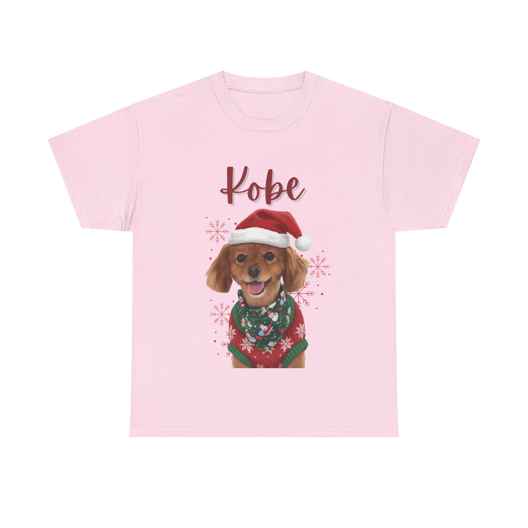 (Kobe) Whimsical Dog Portrait Tee Shirt