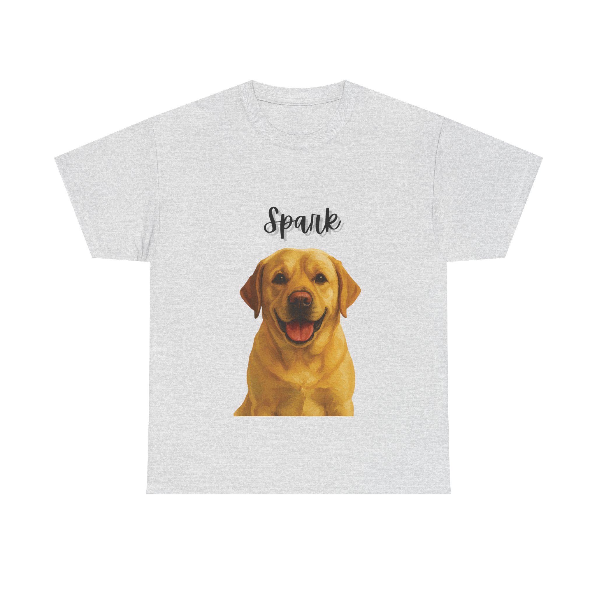 (Spark) Whimsical Dog Portrait Tee Shirt