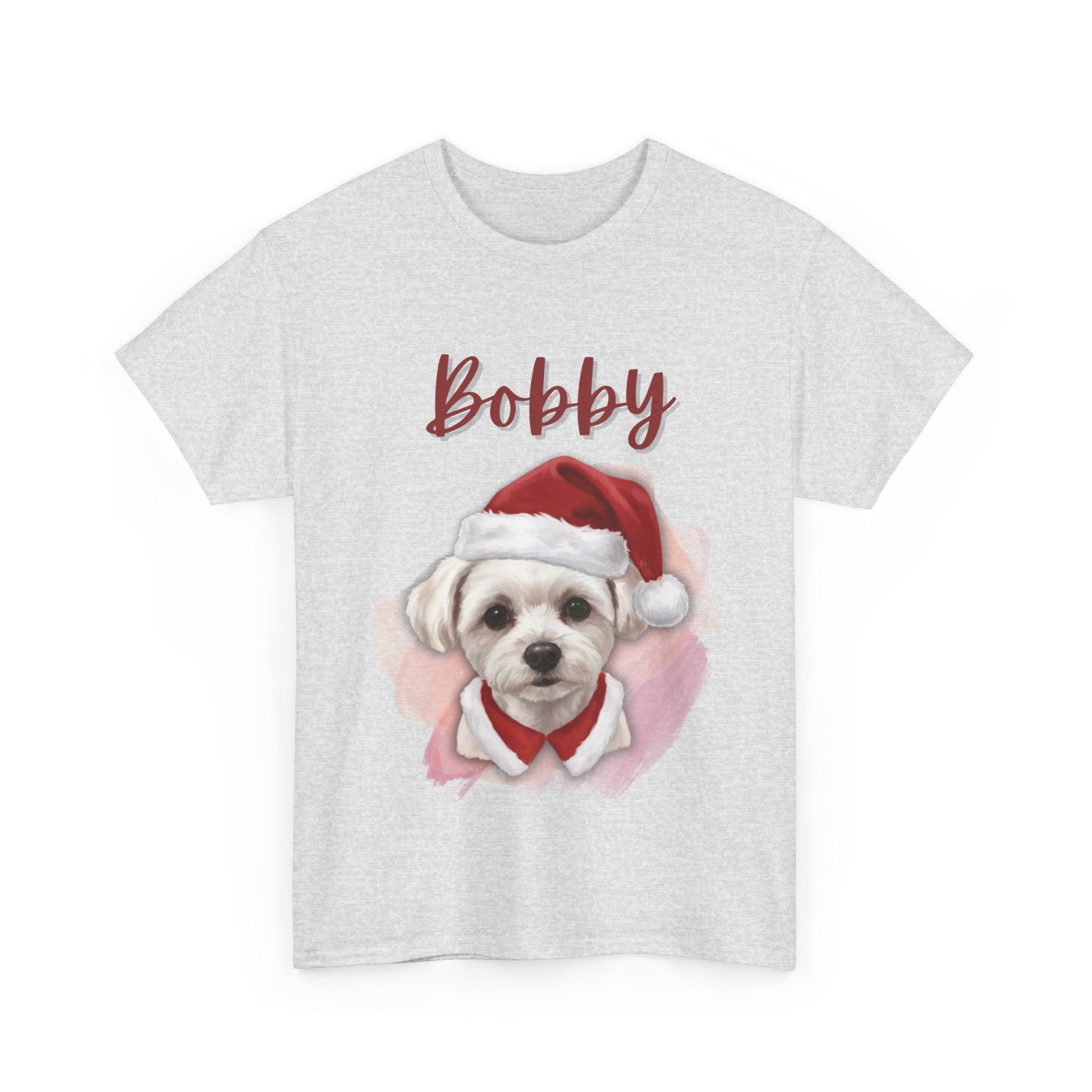 (Bobby) Whimsical Dog Portrait Tee Shirt