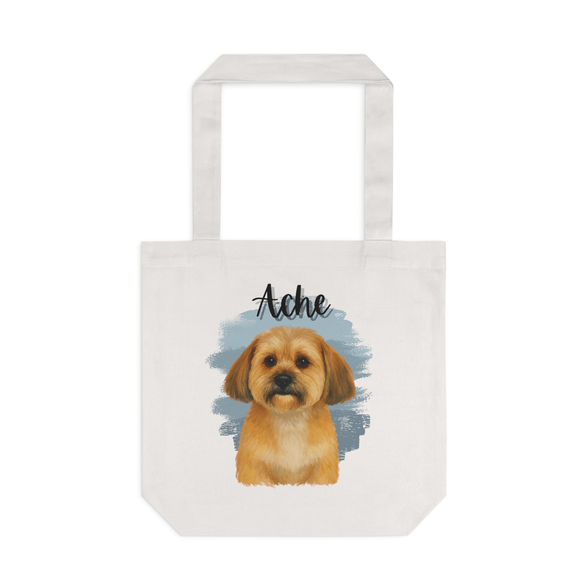 (Ache) Personalized Dog Lover Tote Bag