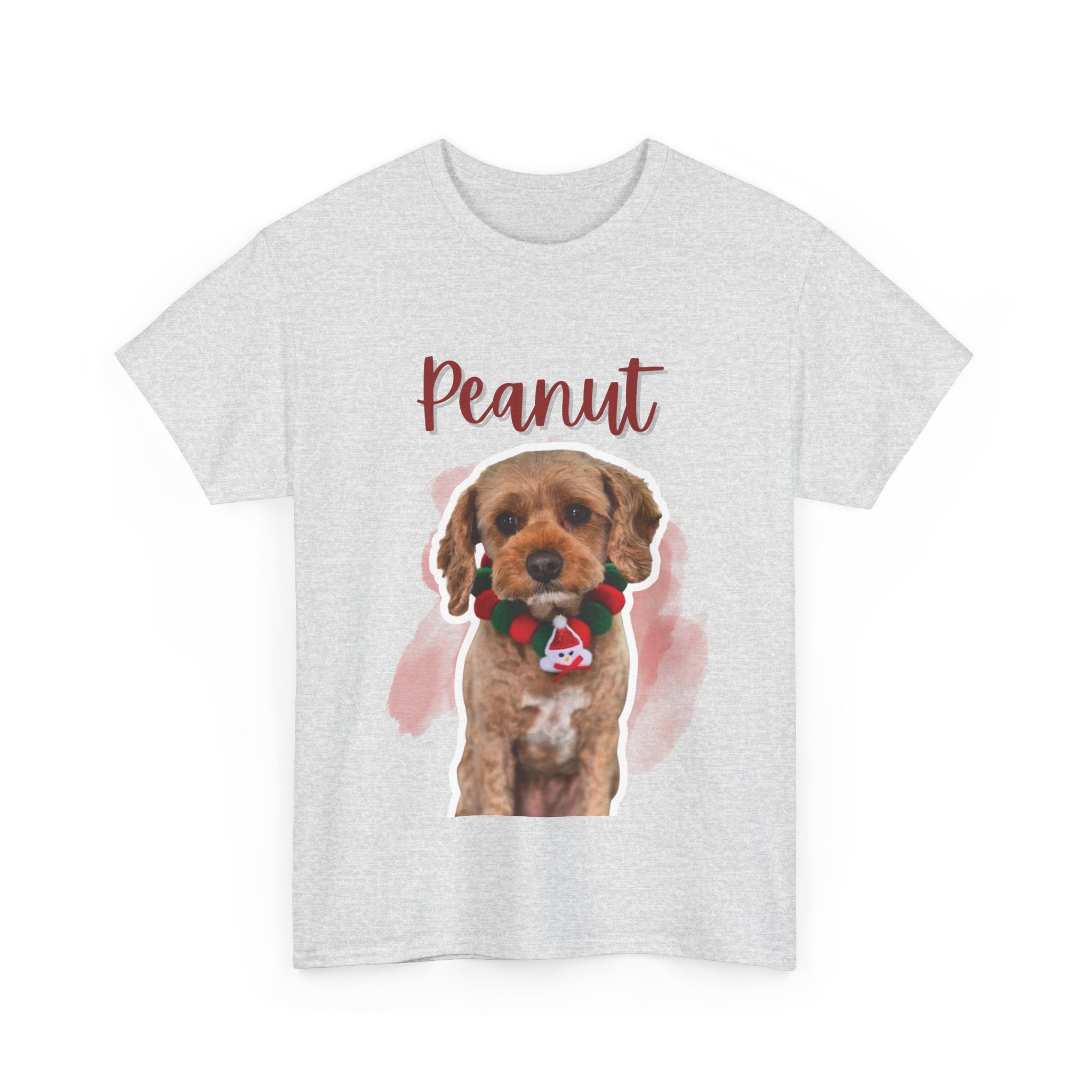 (Peanut) Whimsical Dog Portrait Tee Shirt