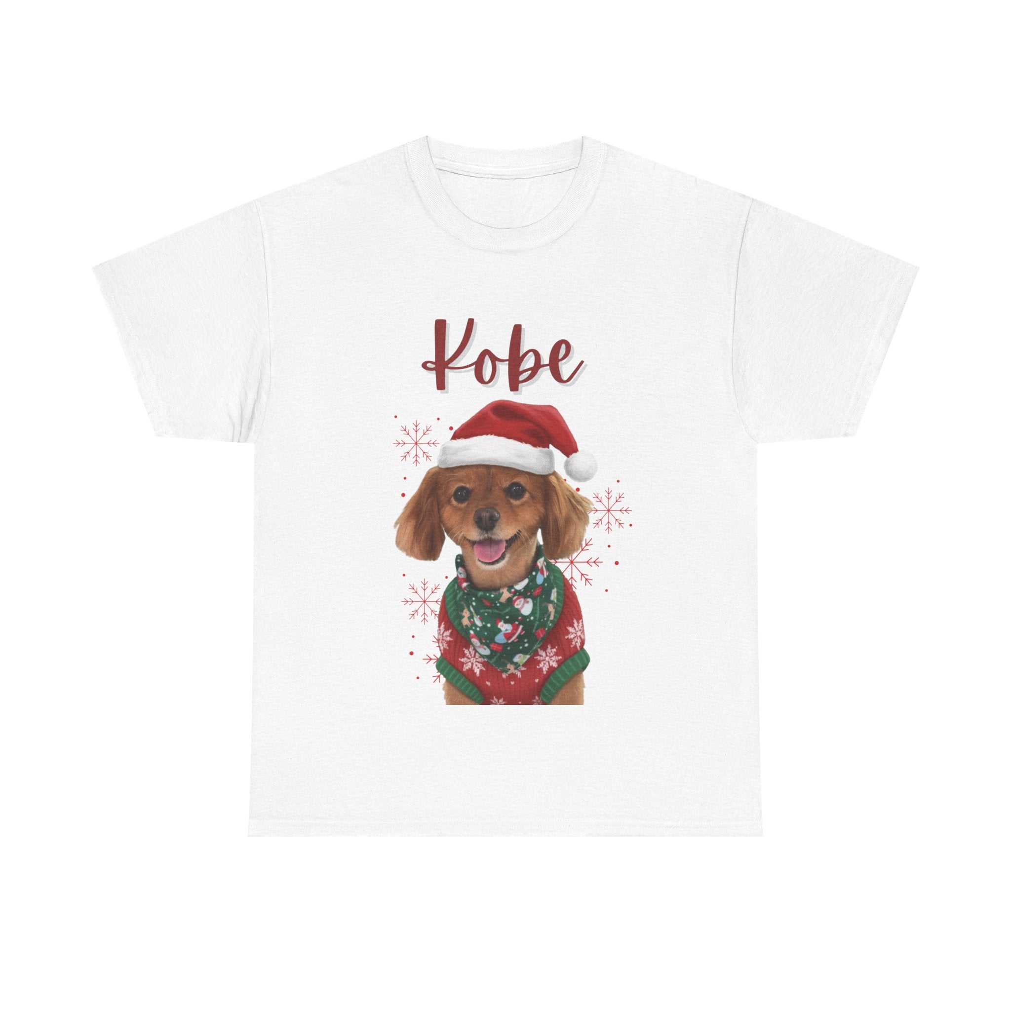 (Kobe) Whimsical Dog Portrait Tee Shirt