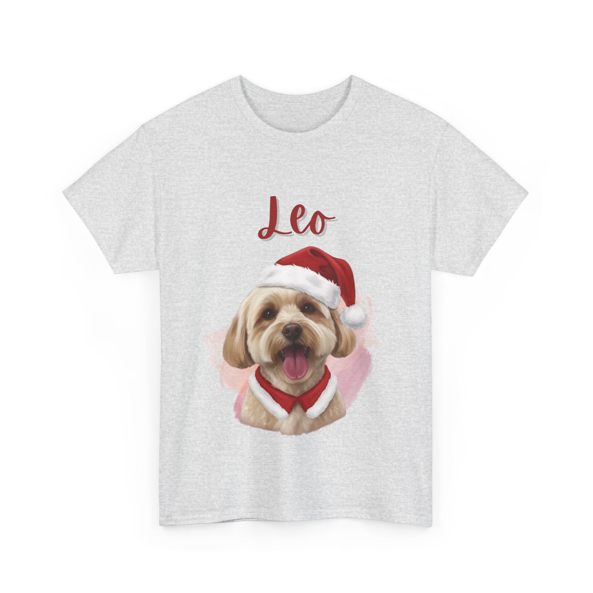 (Leo) Whimsical Dog Portrait Tee Shirt