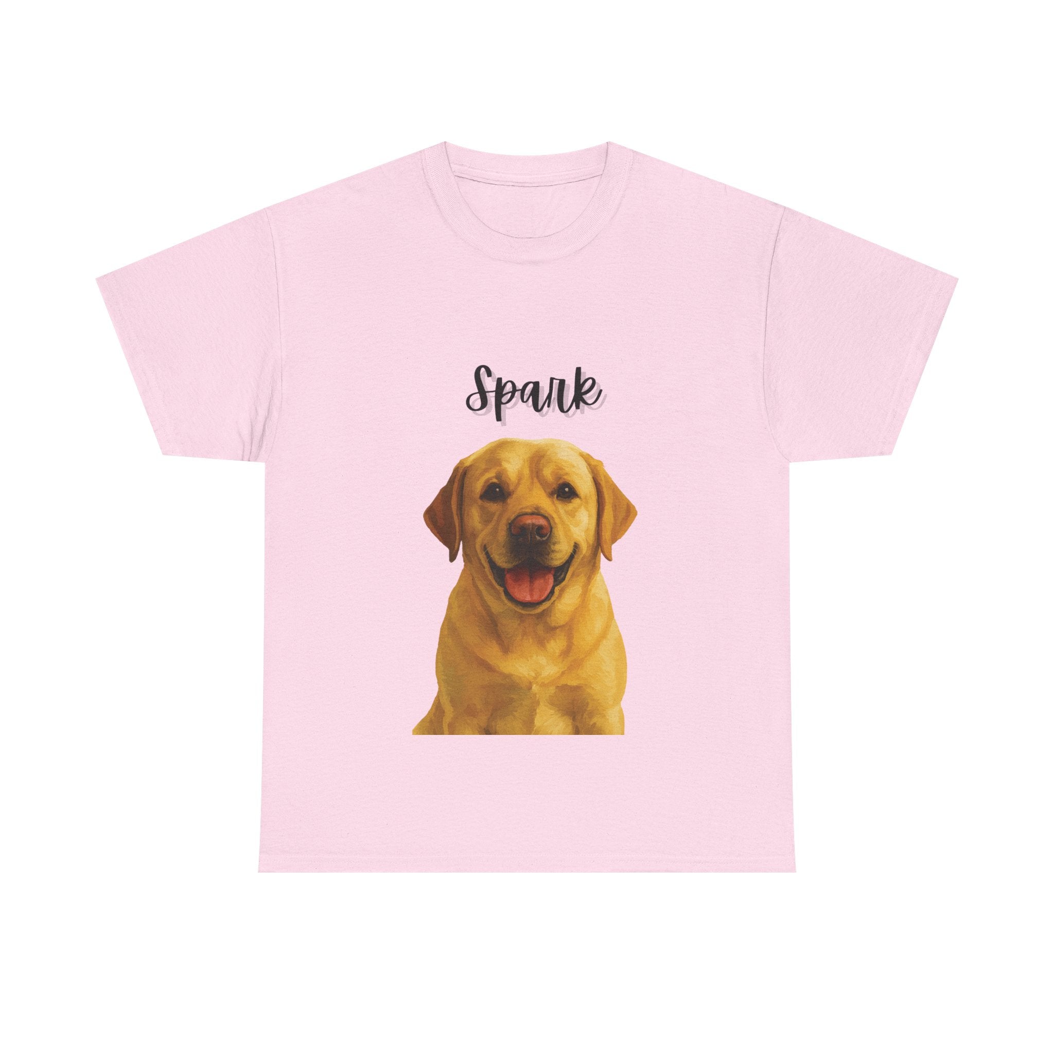 (Spark) Whimsical Dog Portrait Tee Shirt