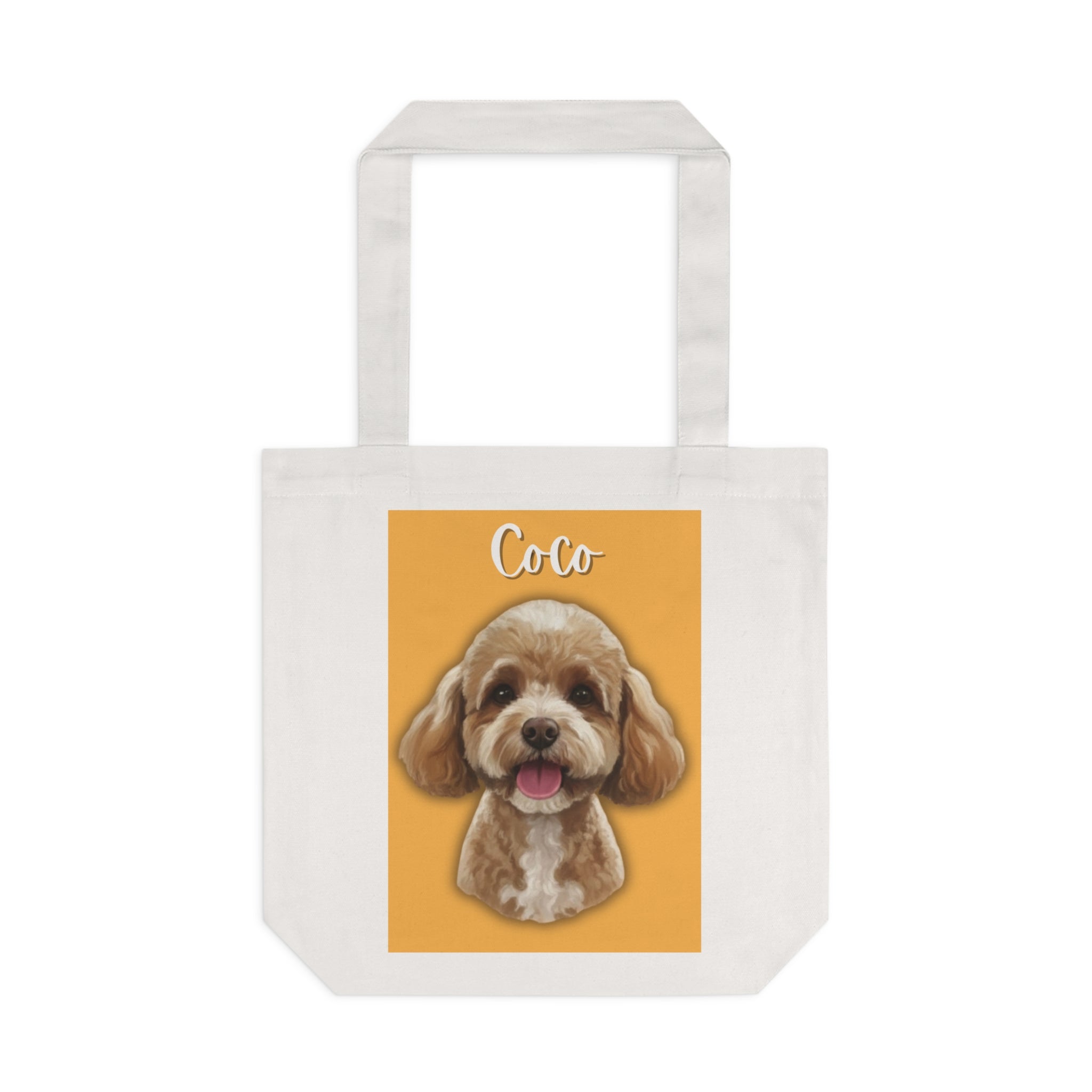 (Coco) Personalized Dog Lover Tote Bag