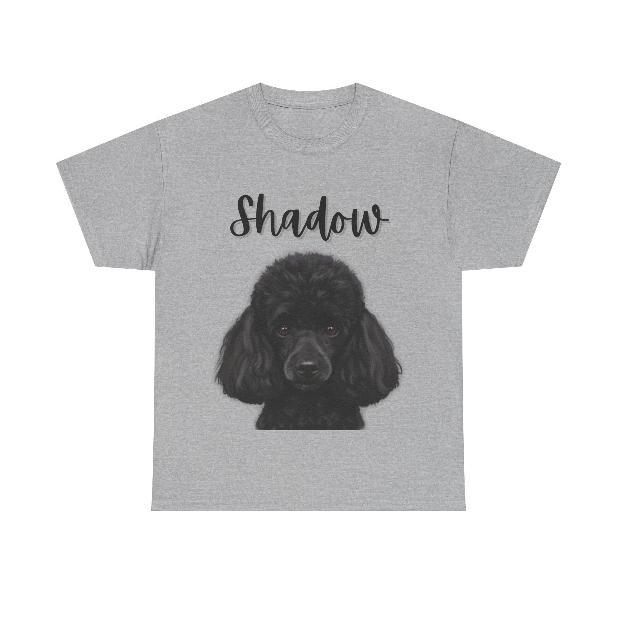 (Shadow) Whimsical Dog Portrait Tee Shirt