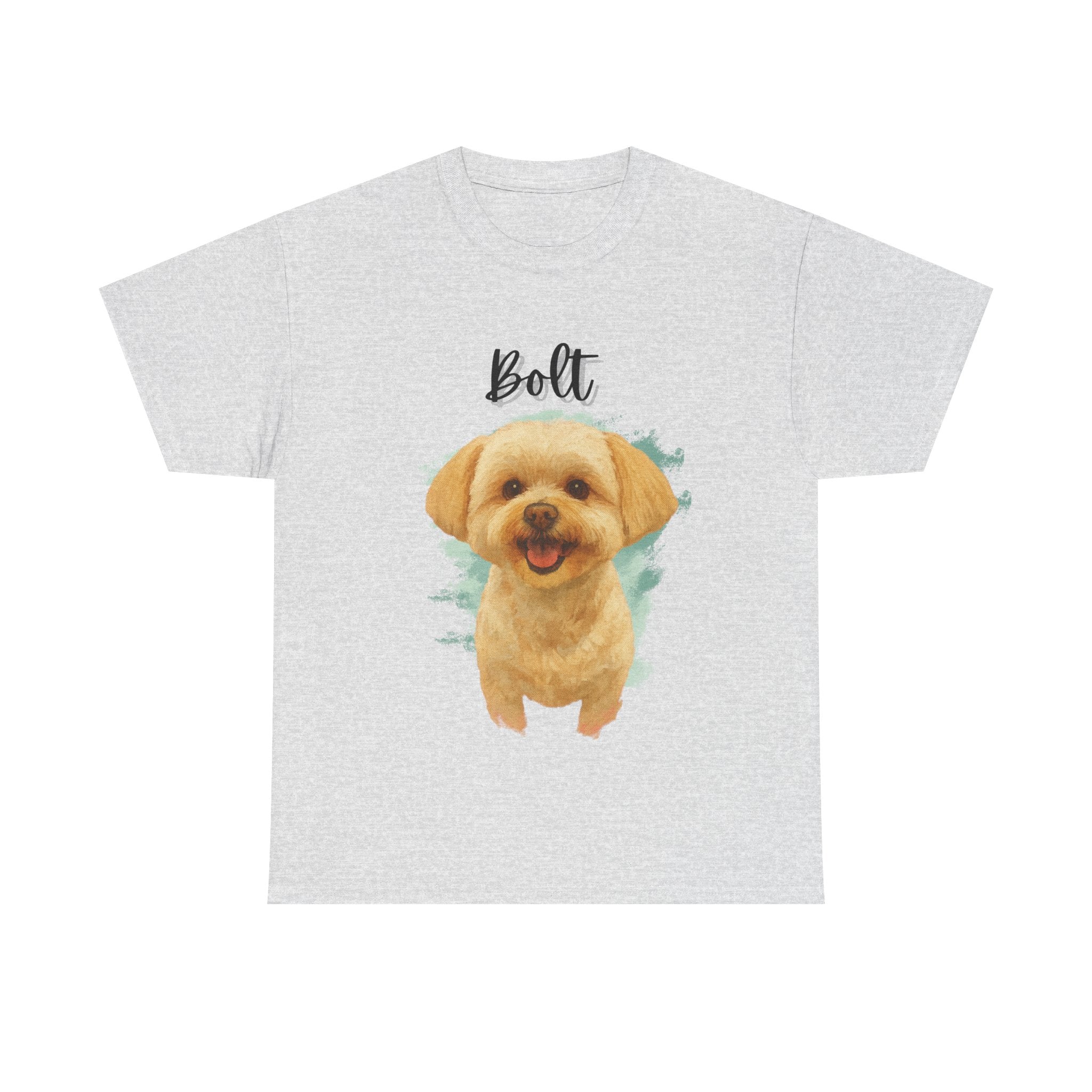 (Bolt) Whimsical Dog Portrait Tee Shirt