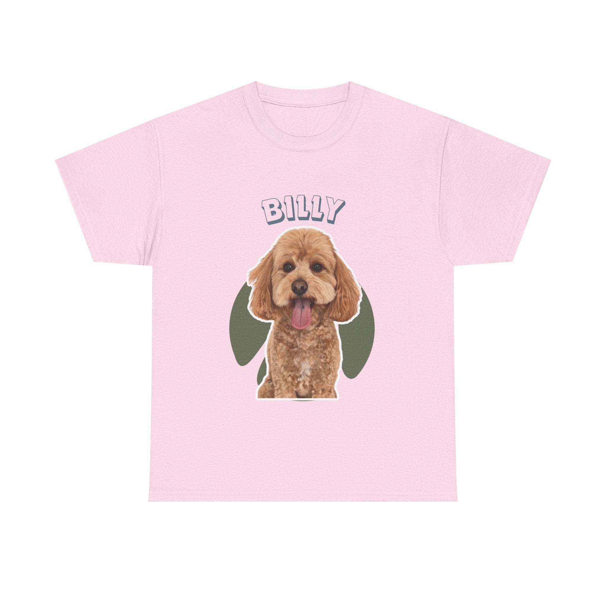 (Billy) Whimsical Dog Portrait Tee Shirt
