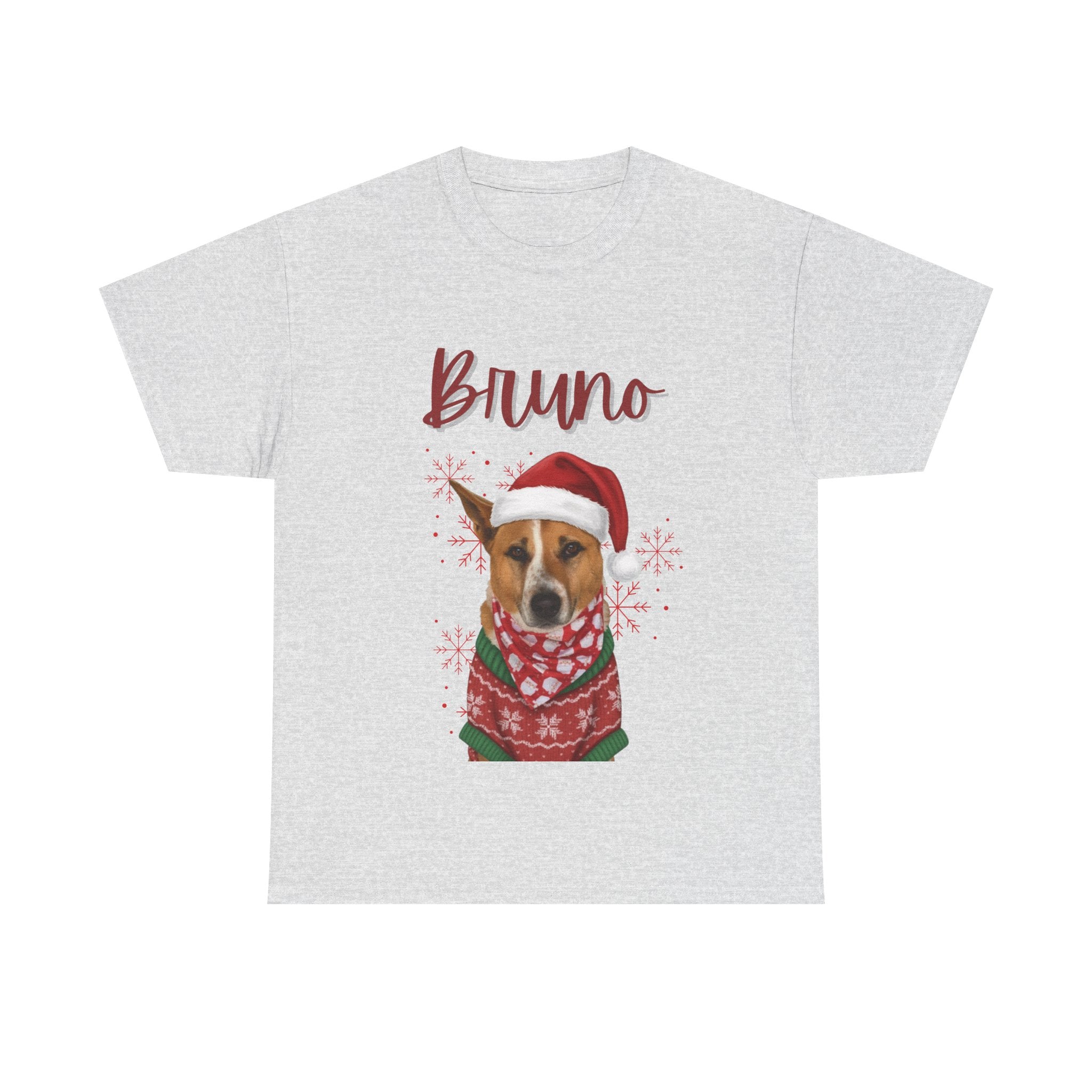 (Bruno) Whimsical Dog Portrait Tee Shirt