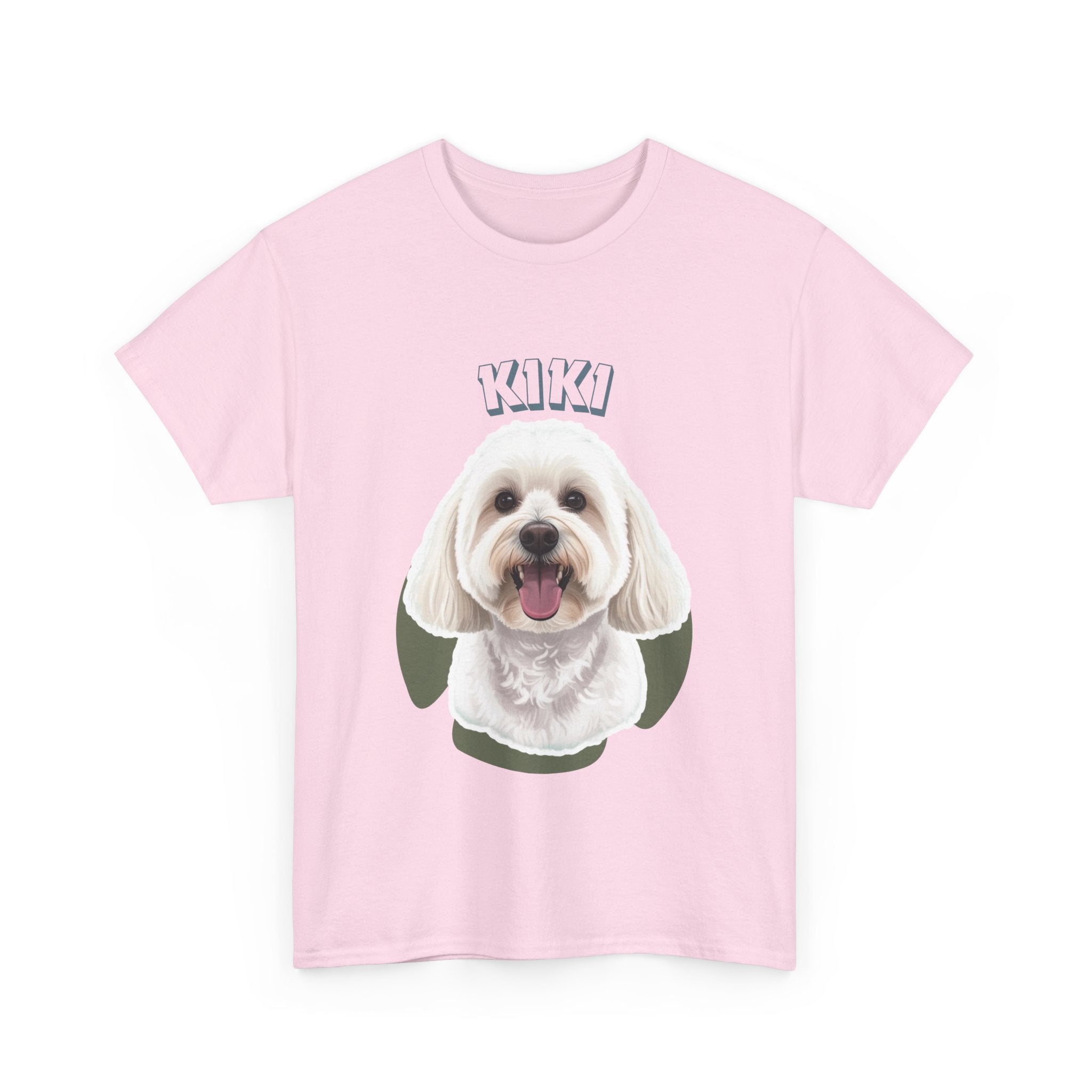(Kiki) Whimsical Dog Portrait Tee Shirt