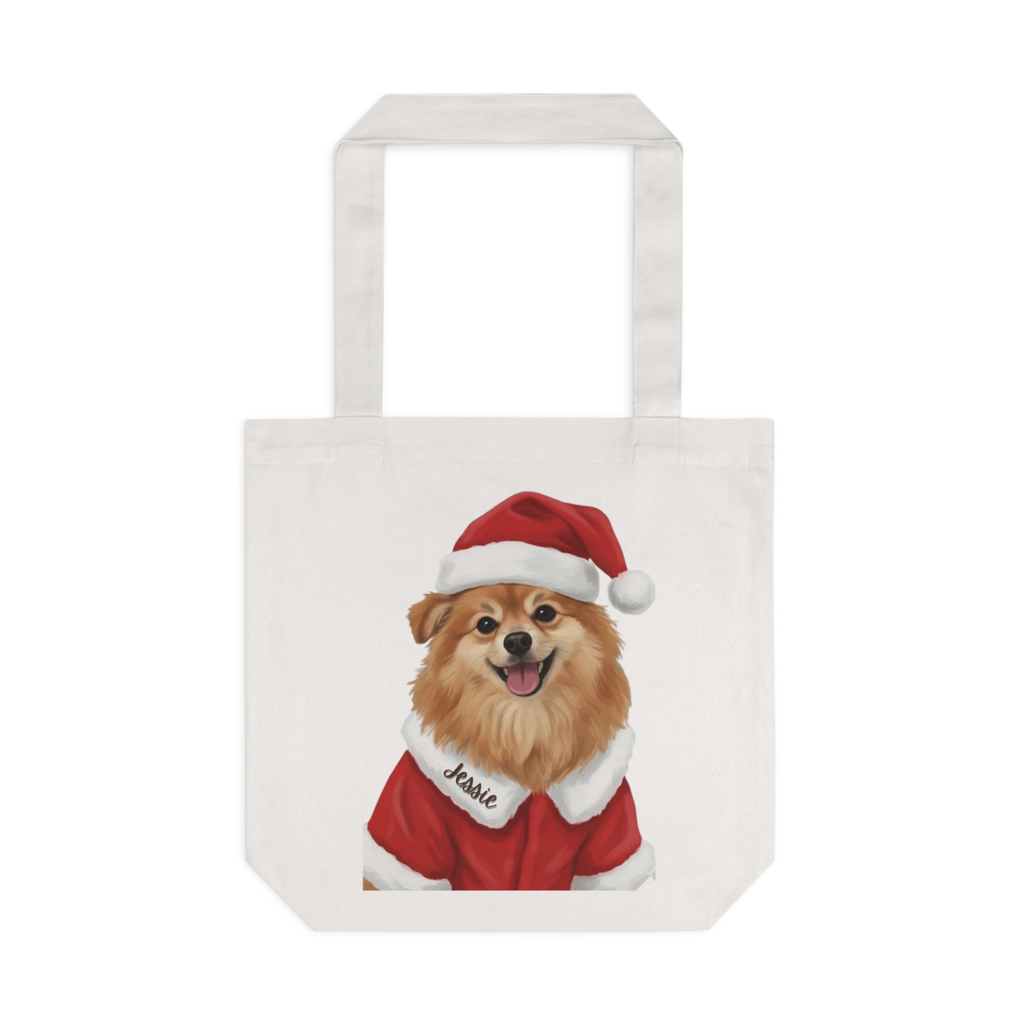 (Jessie) Personalized Dog Lover Tote Bag