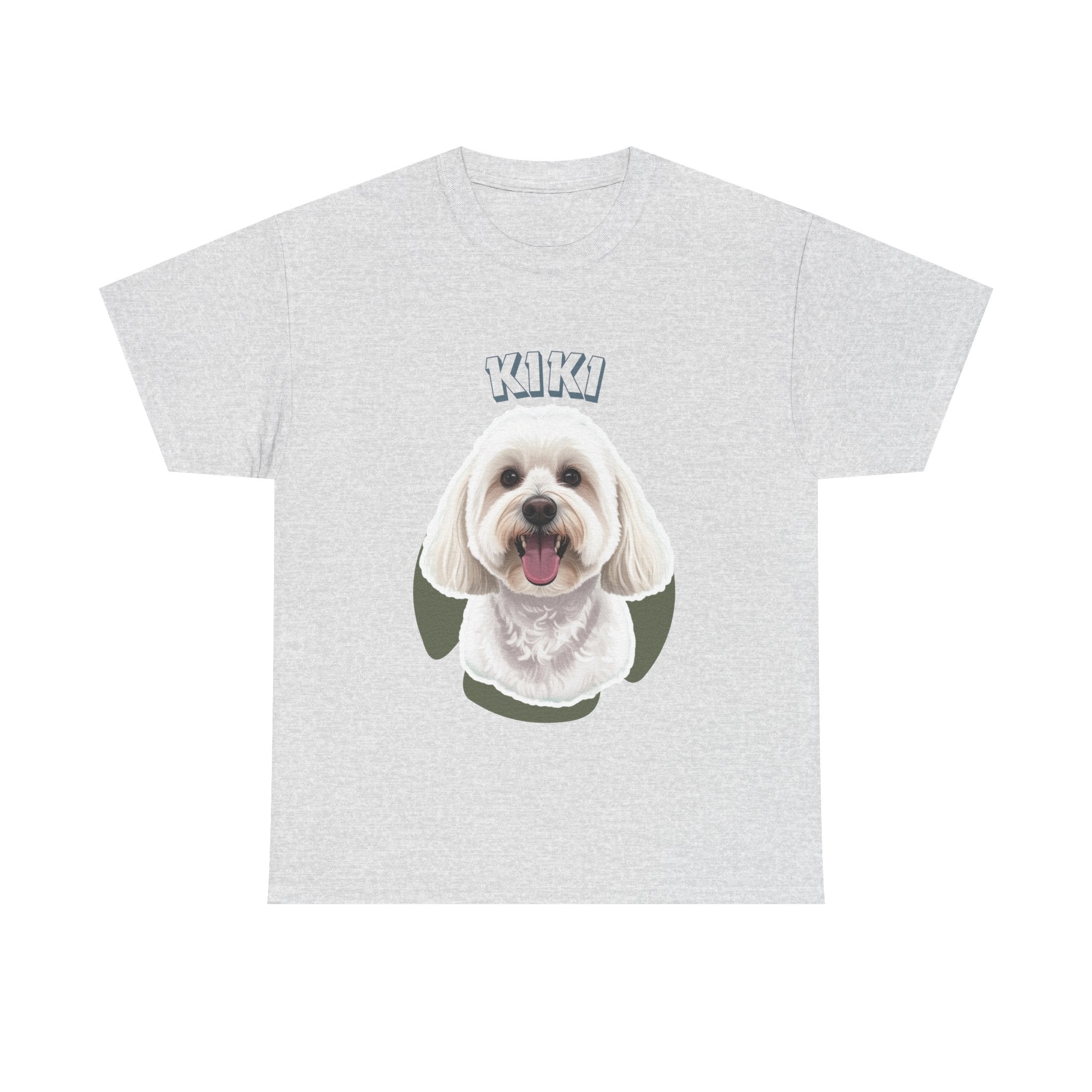 (Kiki) Whimsical Dog Portrait Tee Shirt