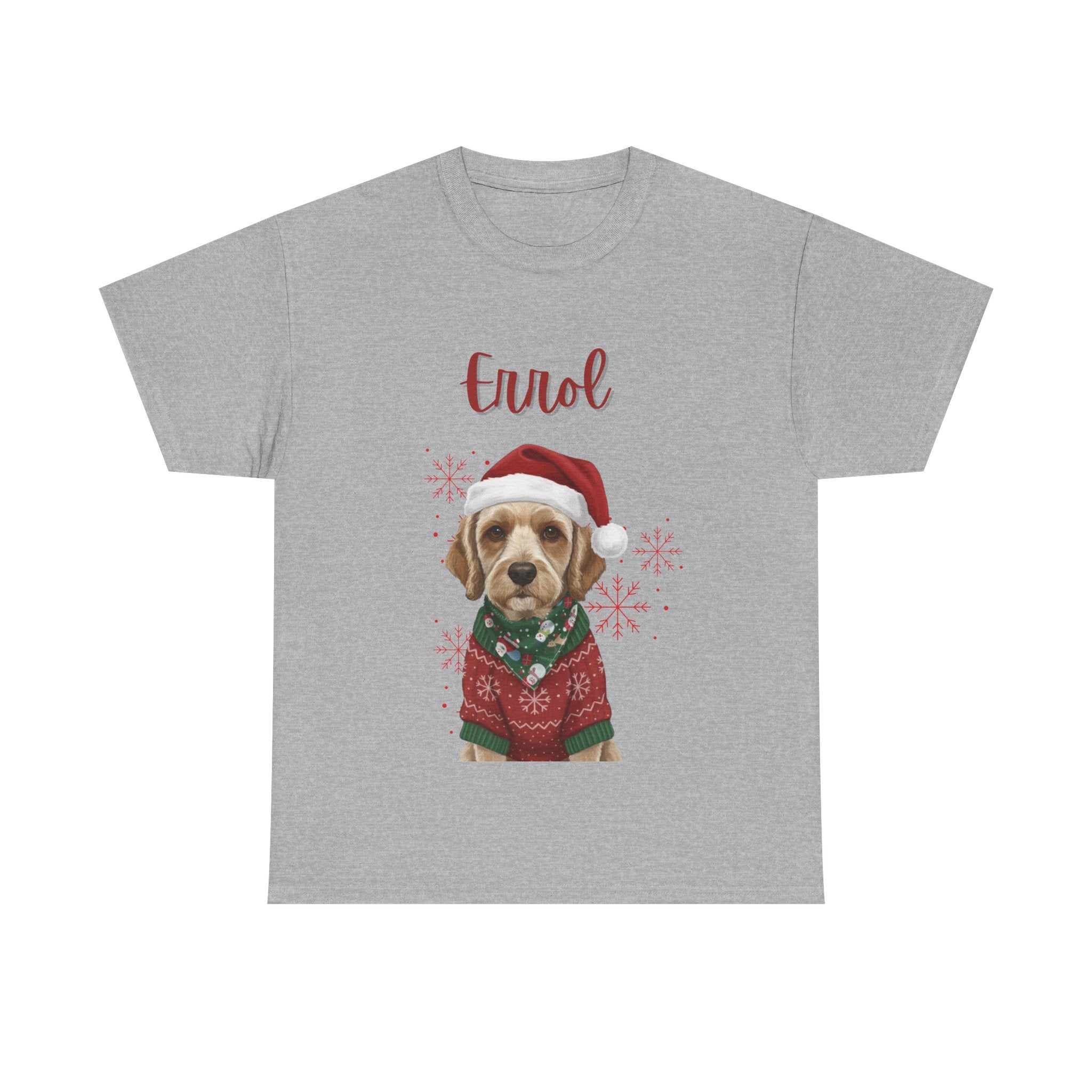 (Errol) Whimsical Dog Portrait Tee Shirt