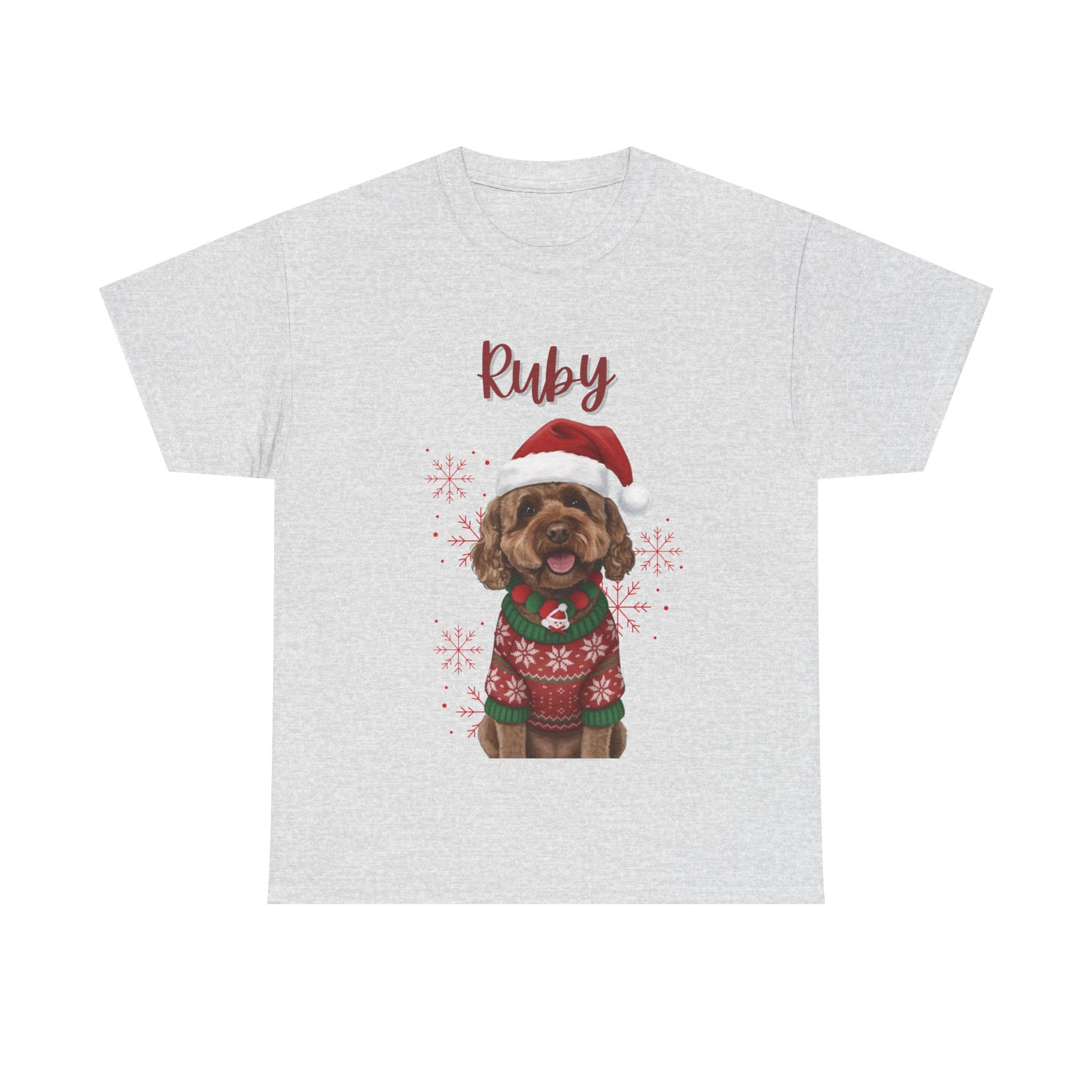 (Ruby) Whimsical Dog Portrait Tee Shirt