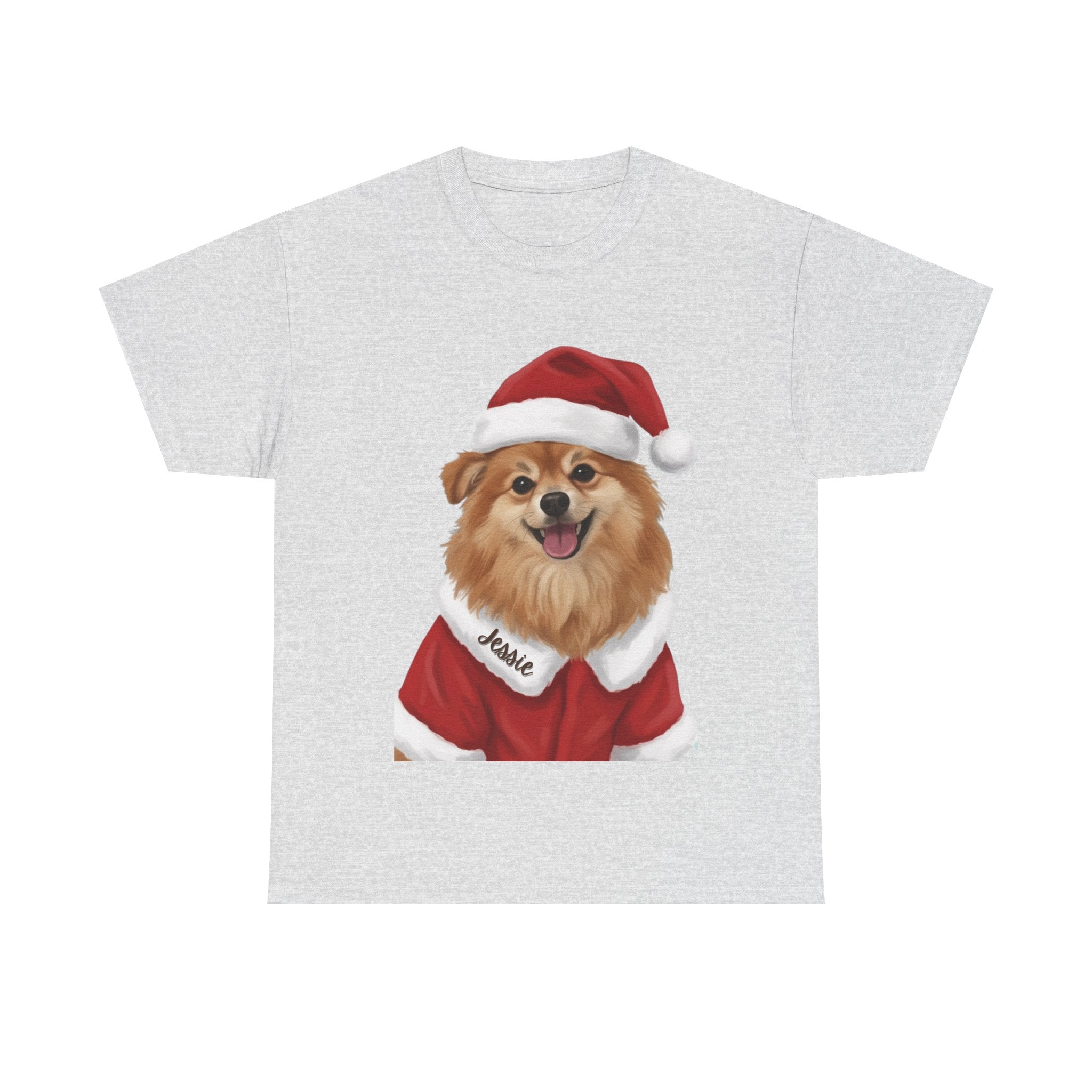 (Jessie) Whimsical Dog Portrait Tee Shirt