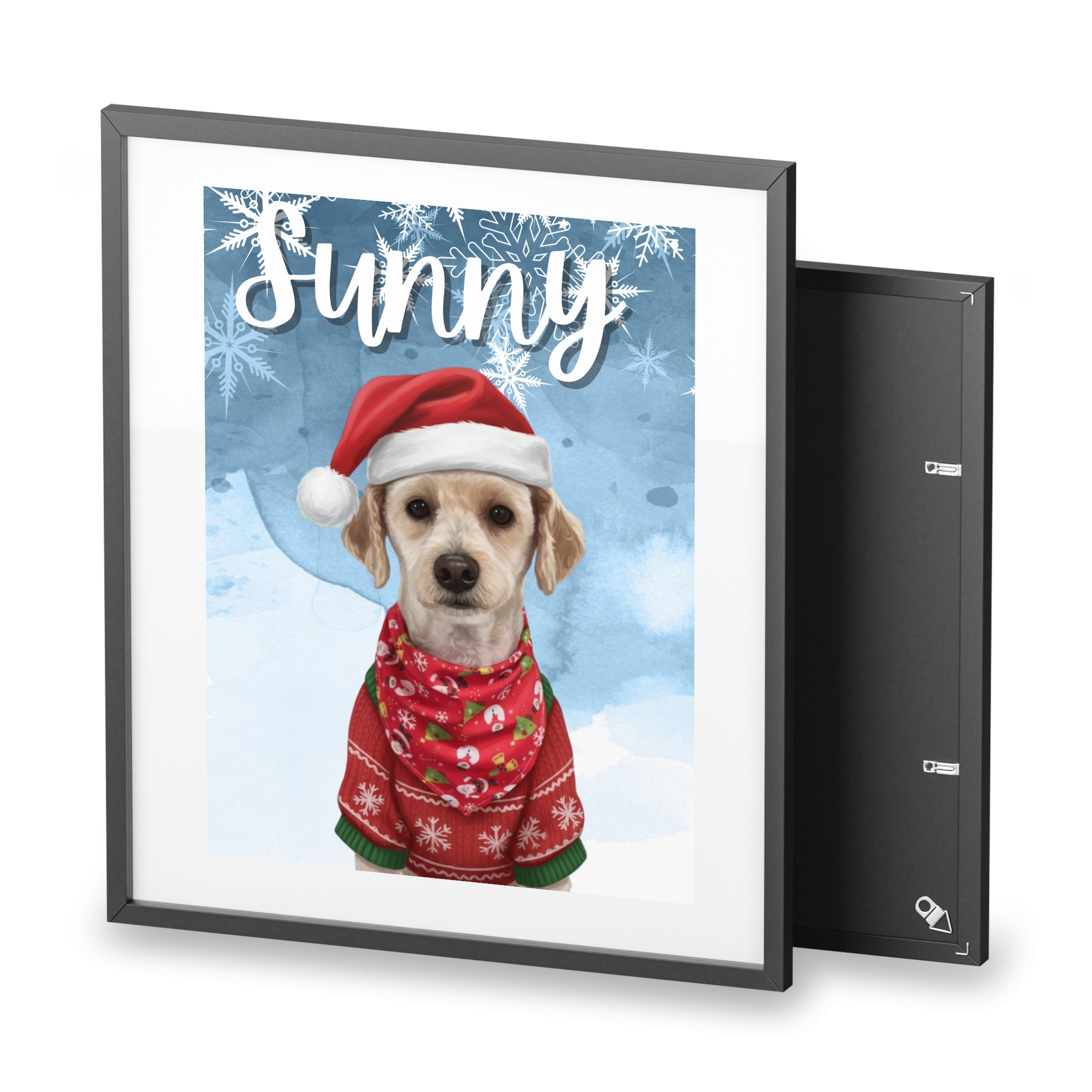 (Sunny) Playful Dog Framed Poster