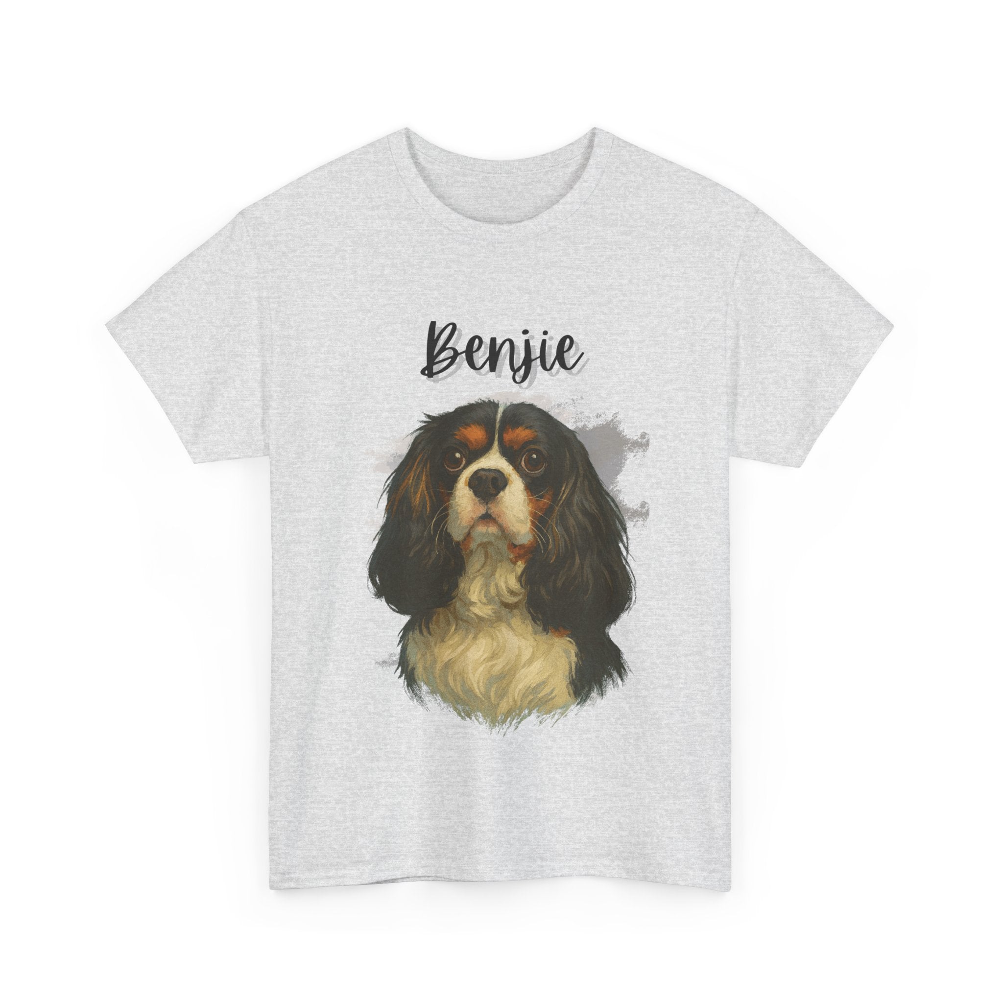 (Benjie) Whimsical Dog Portrait Tee Shirt