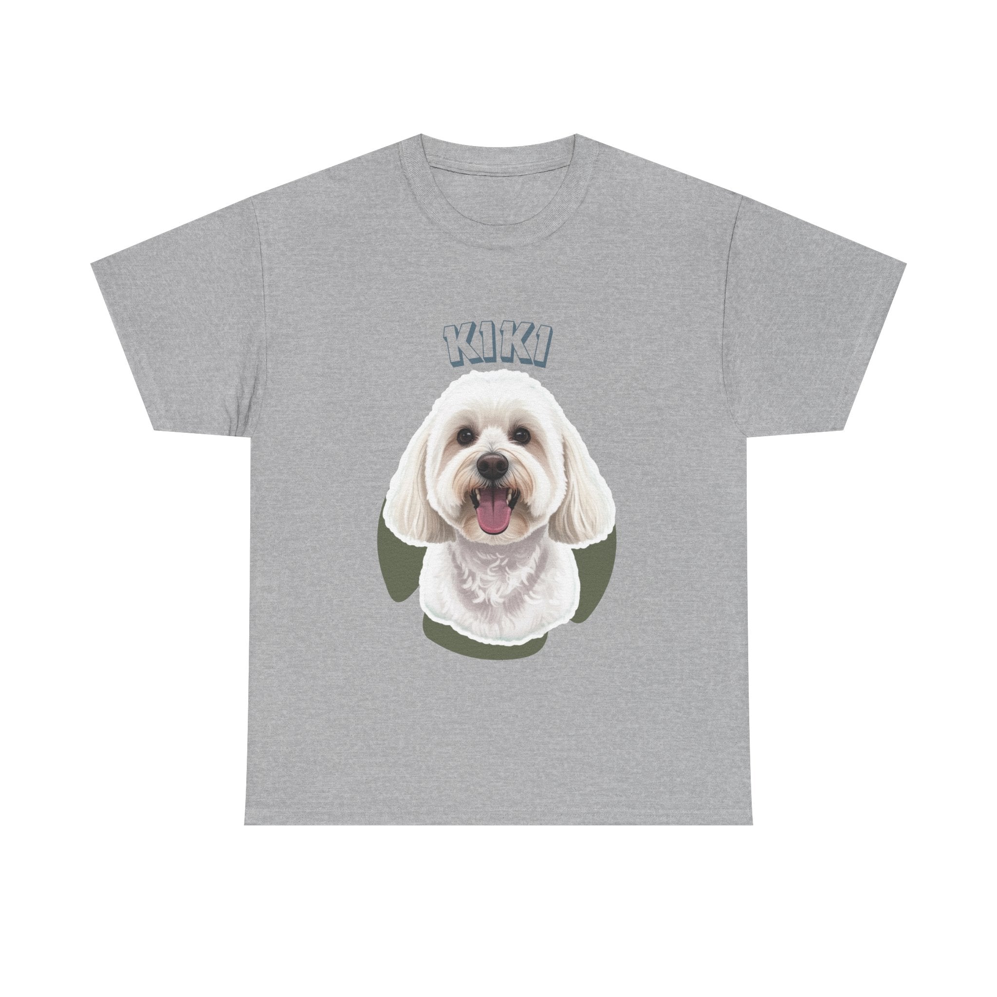 (Kiki) Whimsical Dog Portrait Tee Shirt