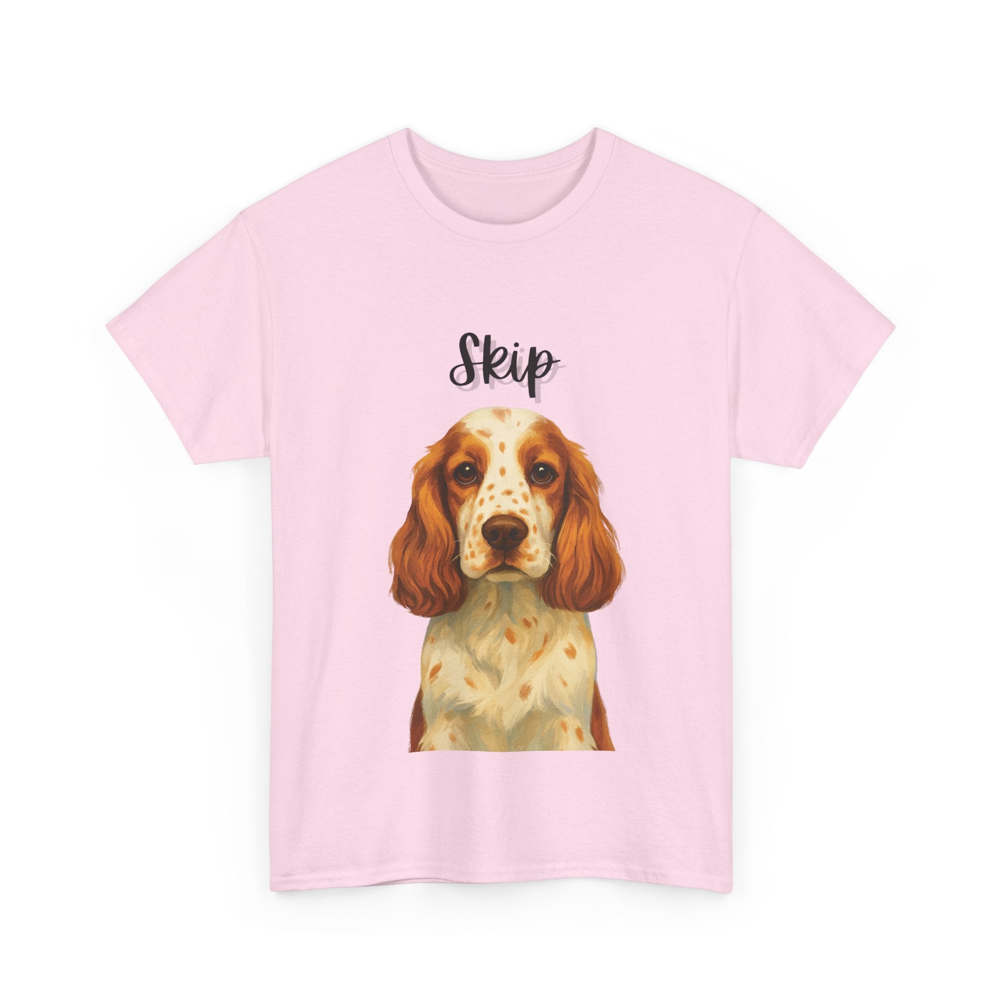 (Skip) Whimsical Dog Portrait Tee Shirt
