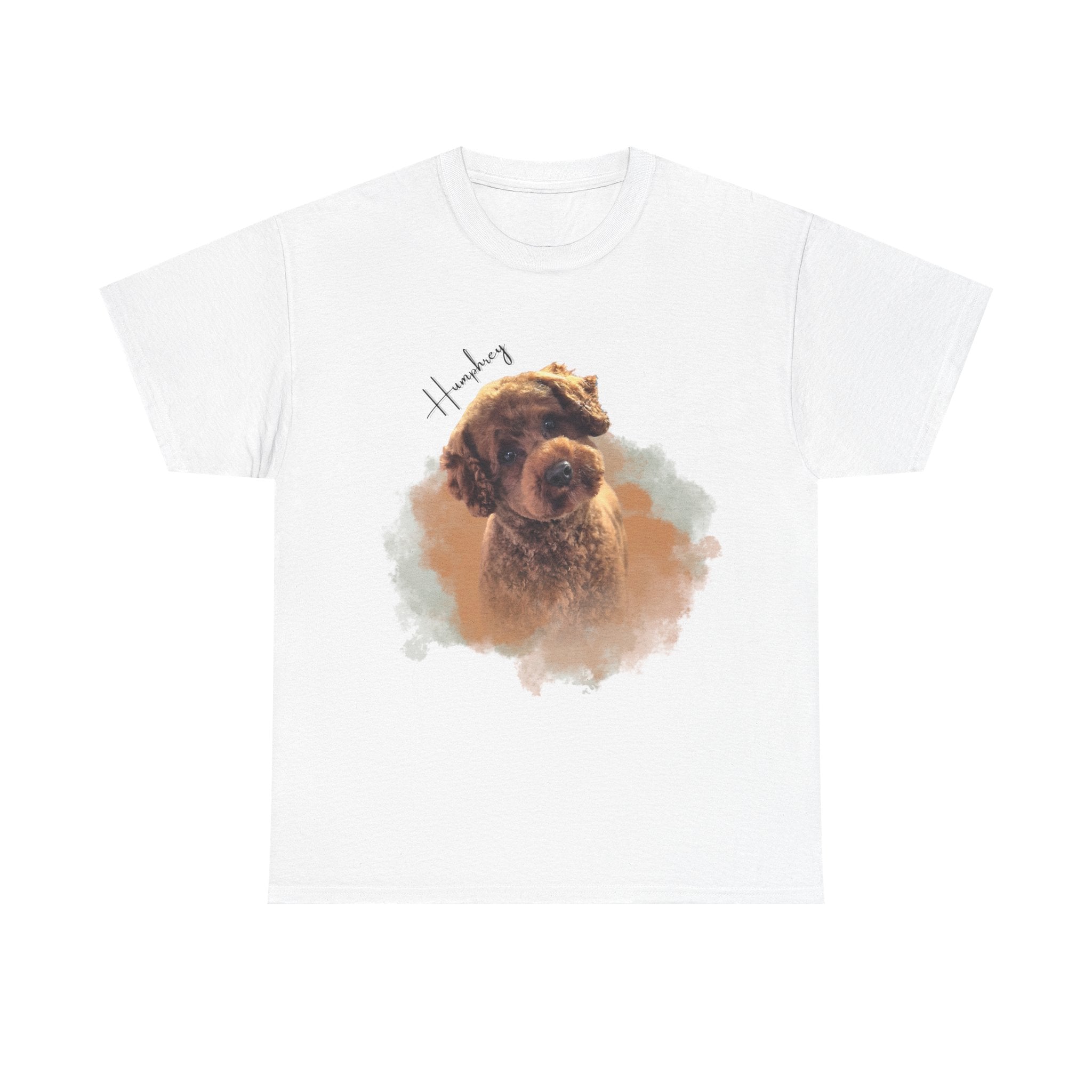 (Humphrey) Whimsical Dog Portrait Tee Shirt