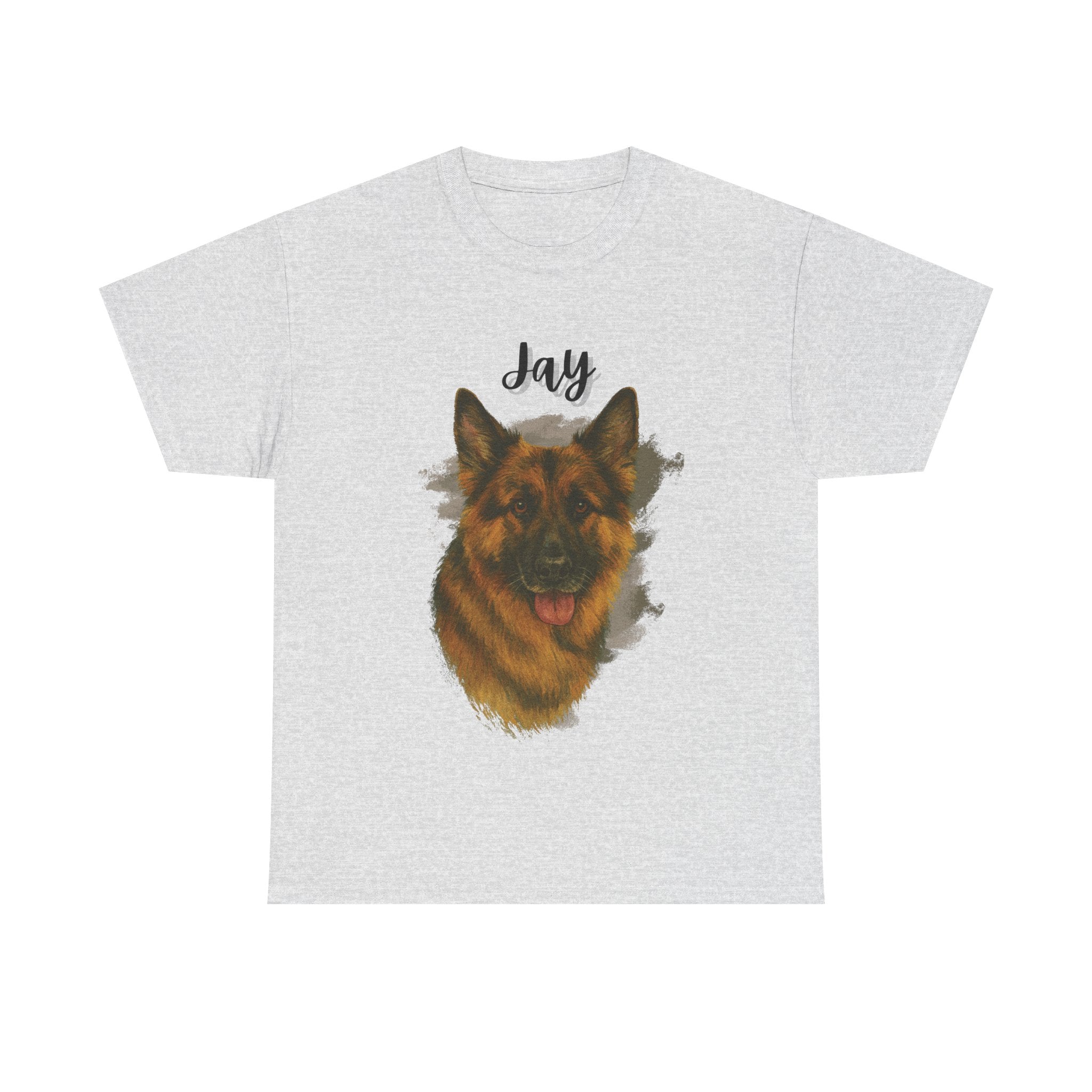 (Jay) Whimsical Dog Portrait Tee Shirt