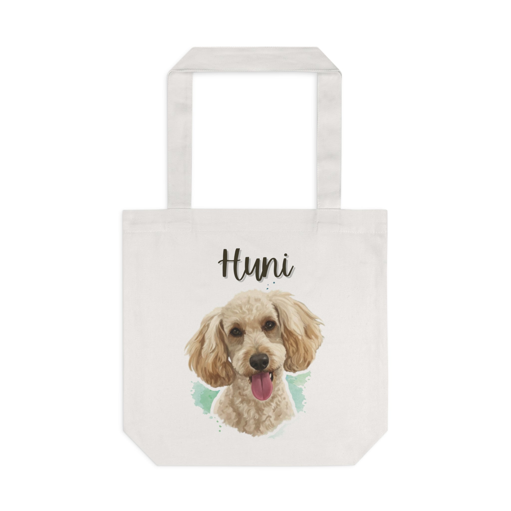 (Huni) Personalized Dog Lover Tote Bag