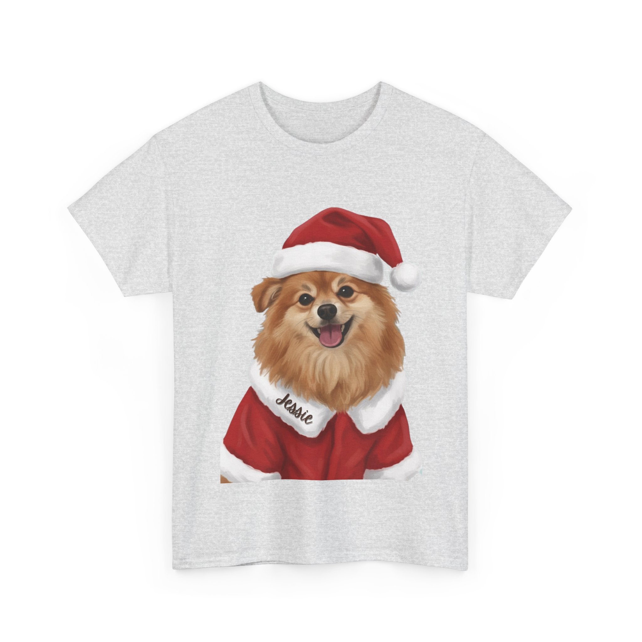 (Jessie) Whimsical Dog Portrait Tee Shirt