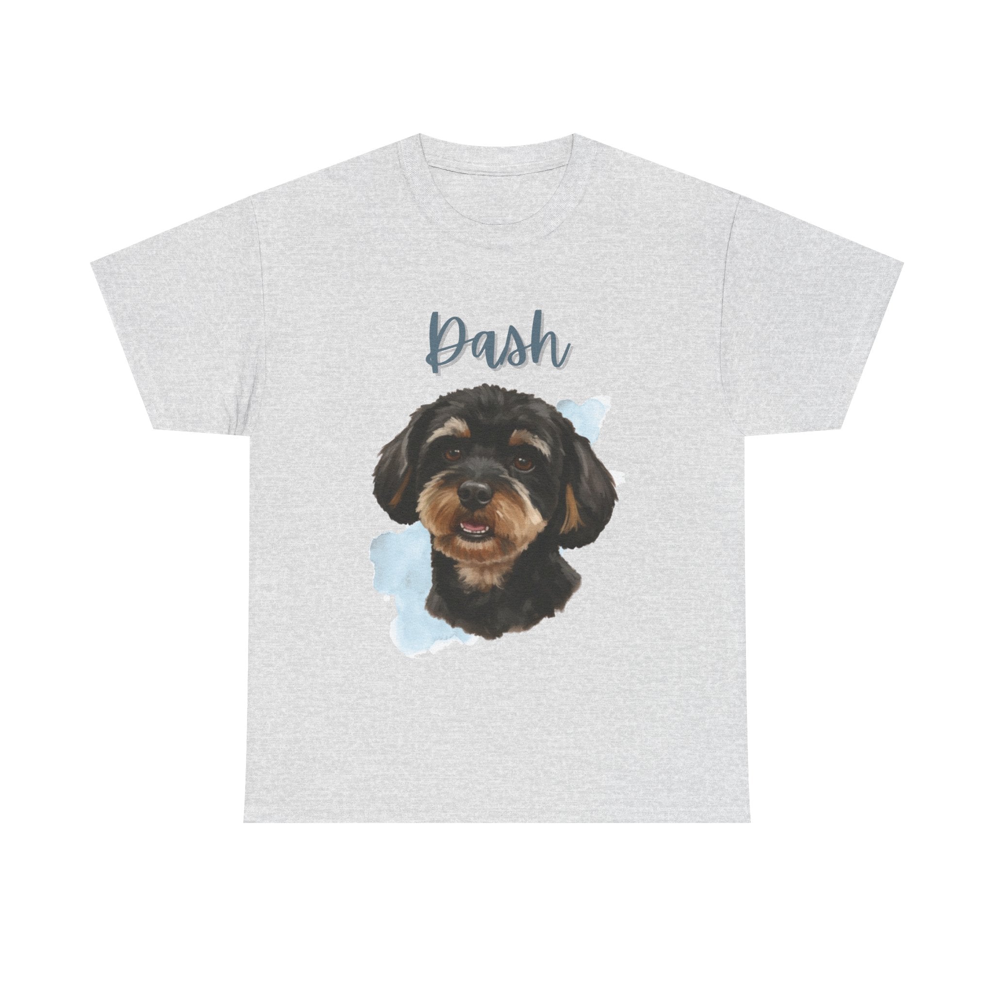 (Dash) Whimsical Dog Portrait Tee Shirt