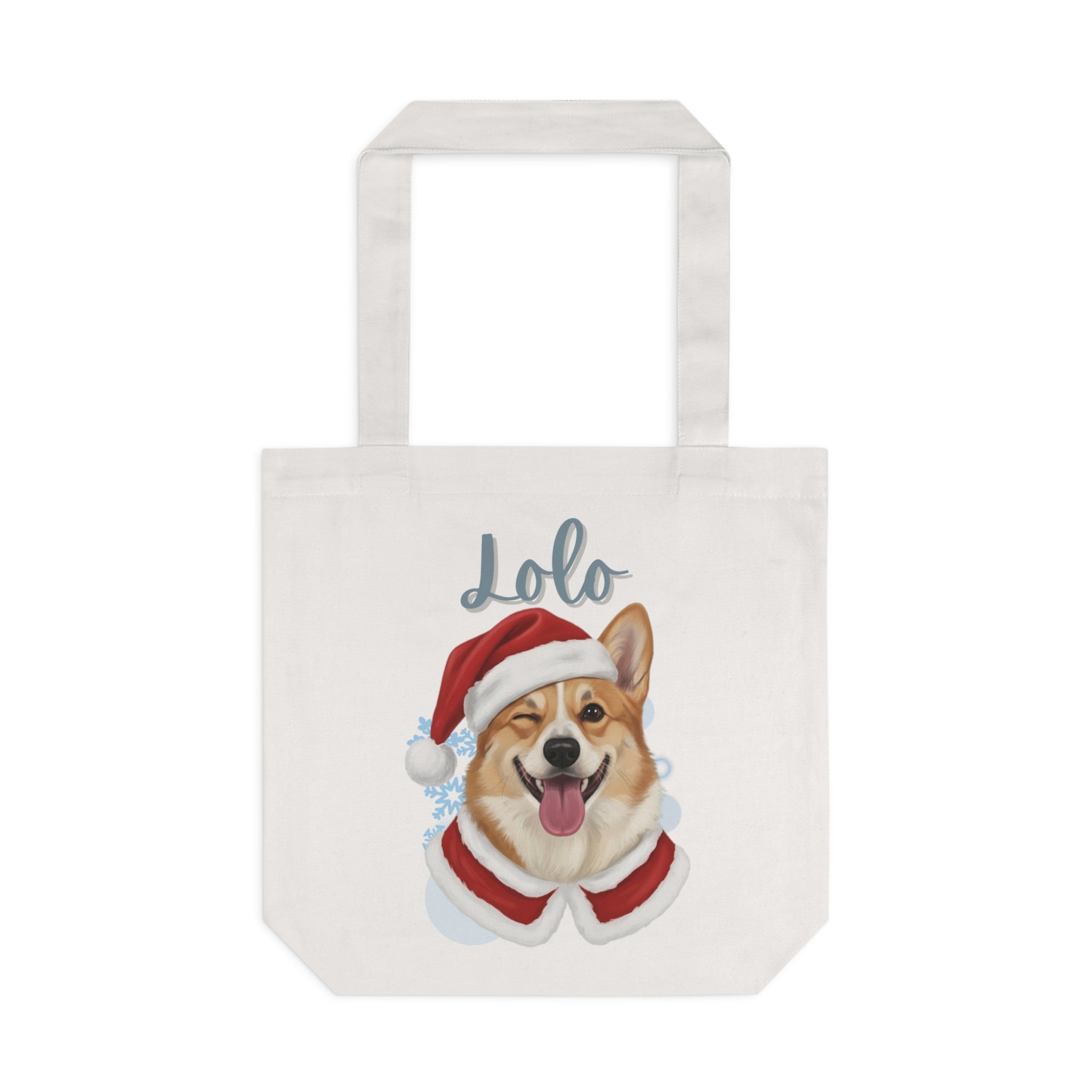 (Lolo) Personalized Dog Lover Tote Bag
