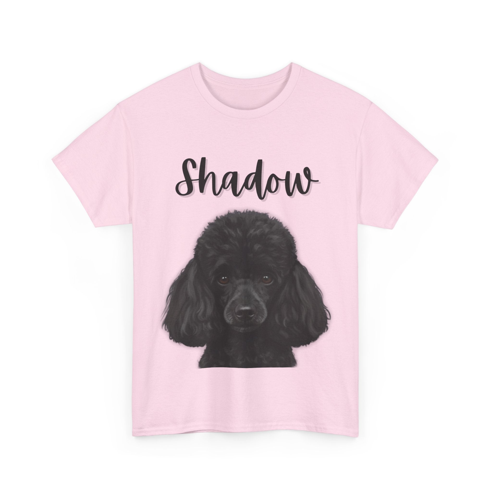 (Shadow) Whimsical Dog Portrait Tee Shirt