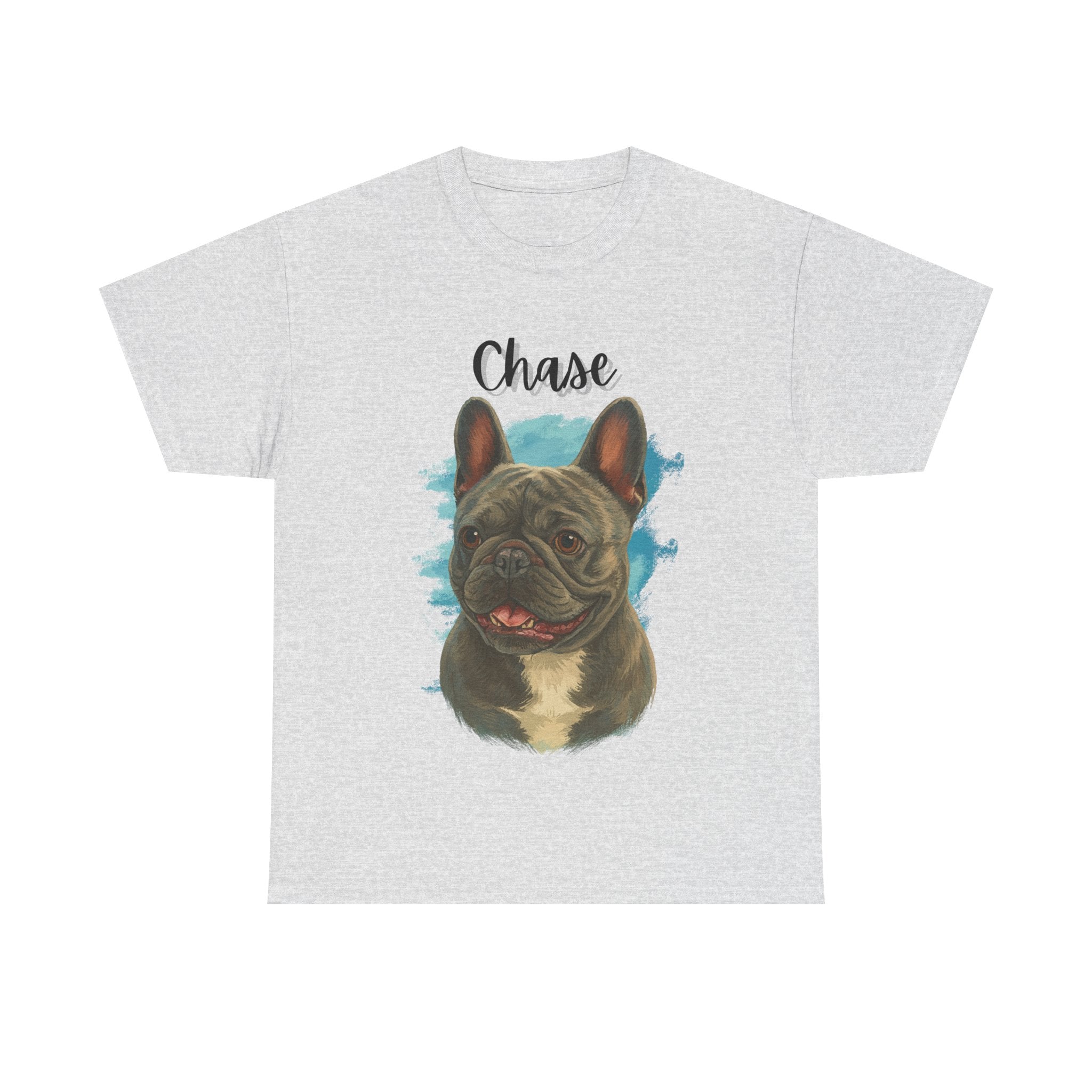 (Chase) Whimsical Dog Portrait Tee Shirt