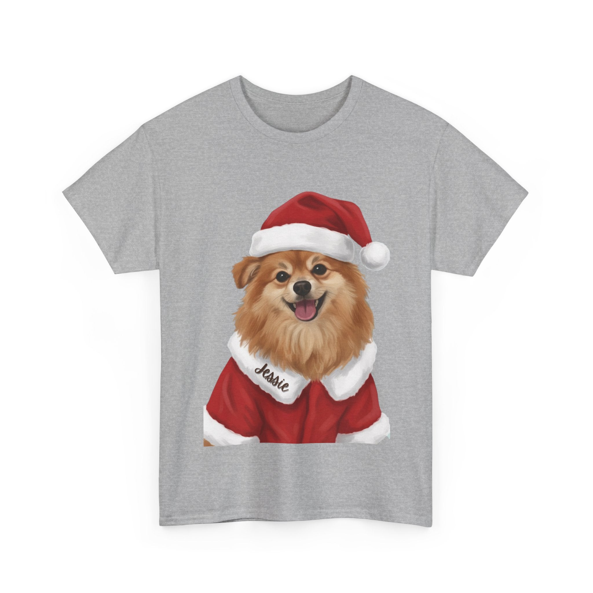 (Jessie) Whimsical Dog Portrait Tee Shirt