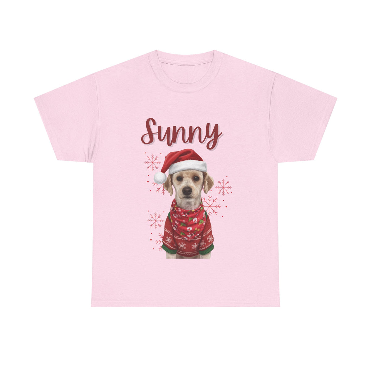 (Sunny) Whimsical Dog Portrait Tee Shirt