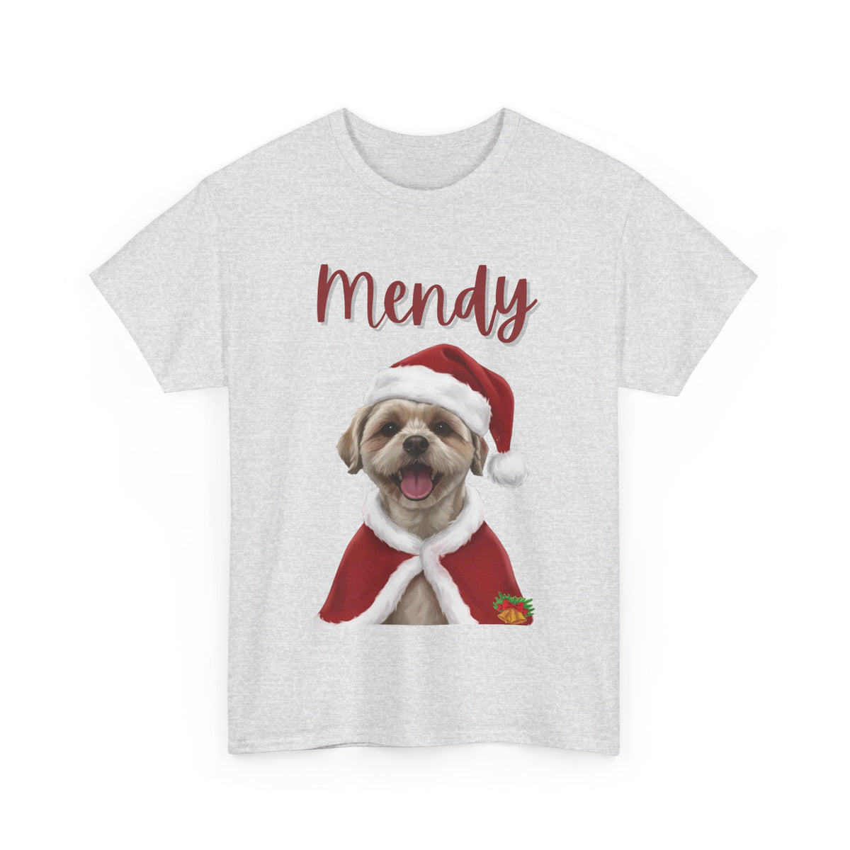(Mendy) Whimsical Dog Portrait Tee Shirt