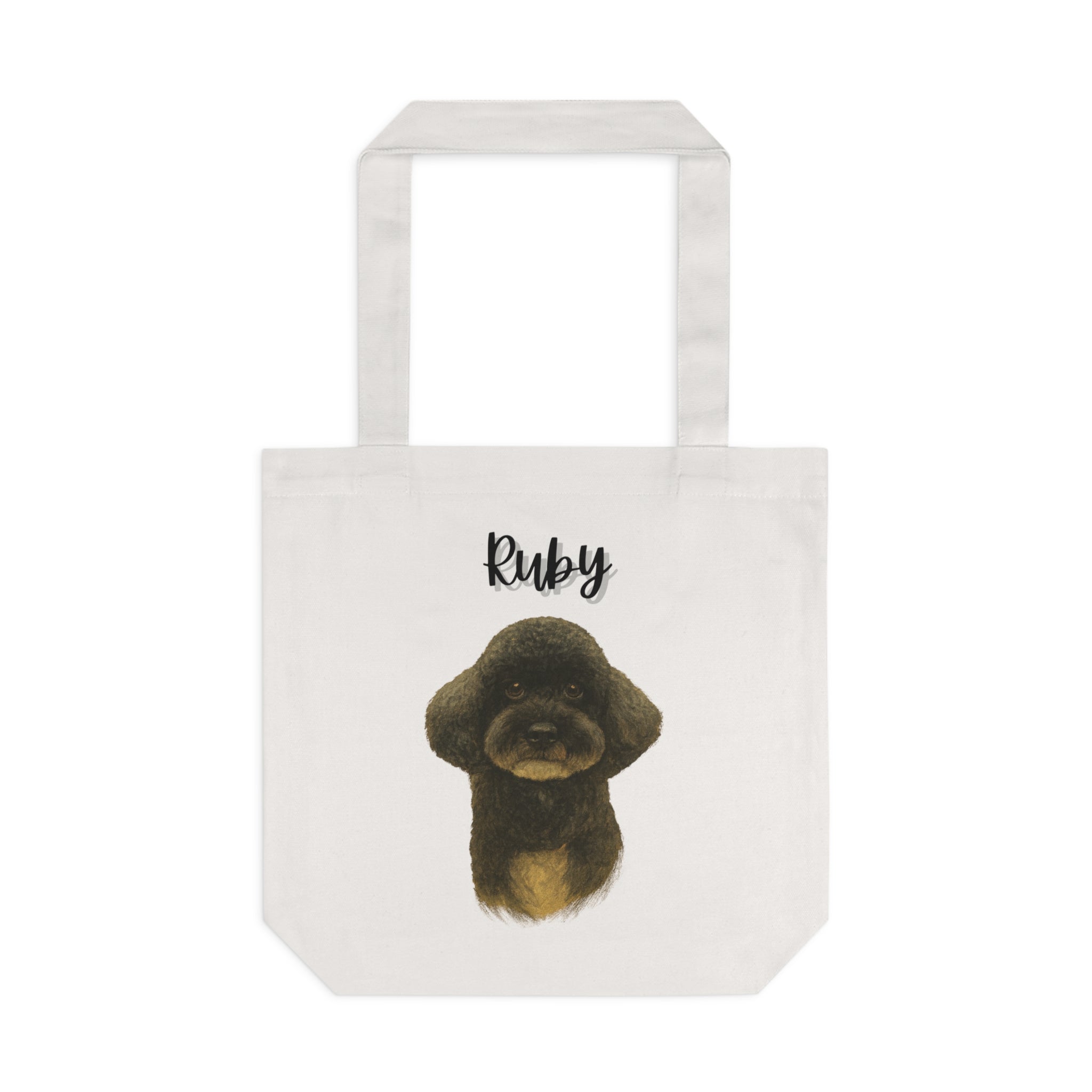 (Ruby) Personalized Dog Lover Tote Bag