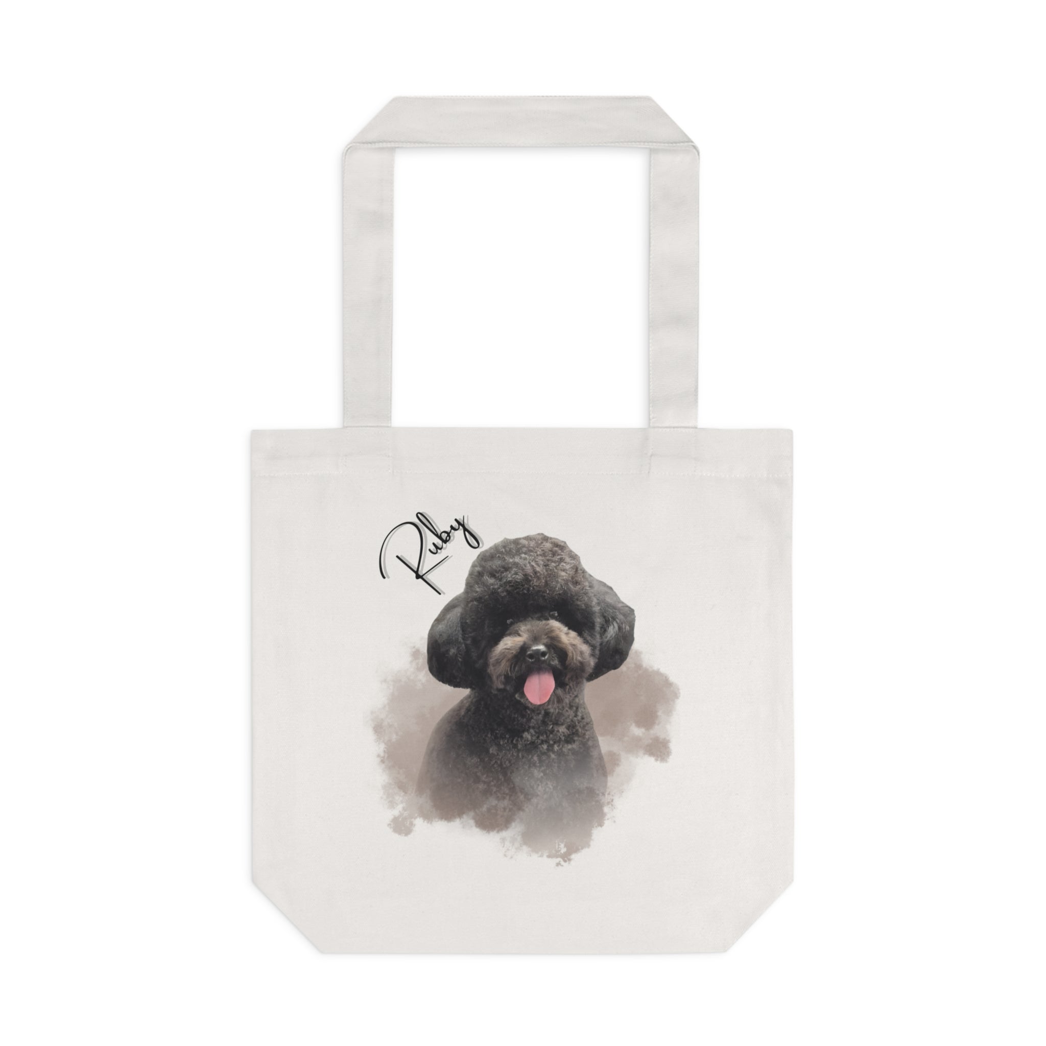 (Ruby) Personalized Dog Lover Tote Bag