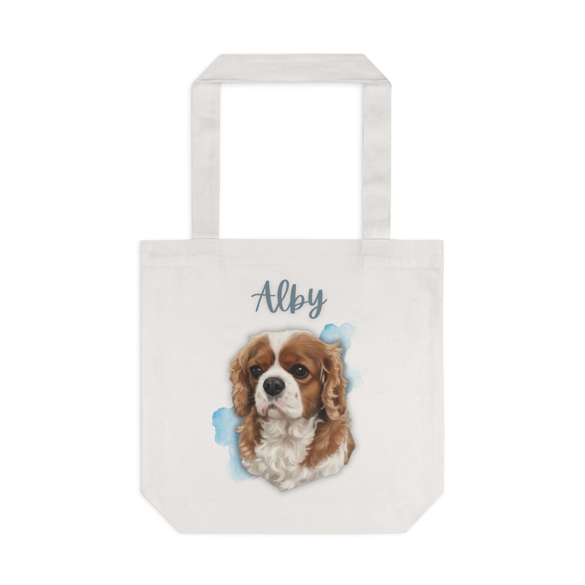 (Alby) Personalized Dog Lover Tote Bag