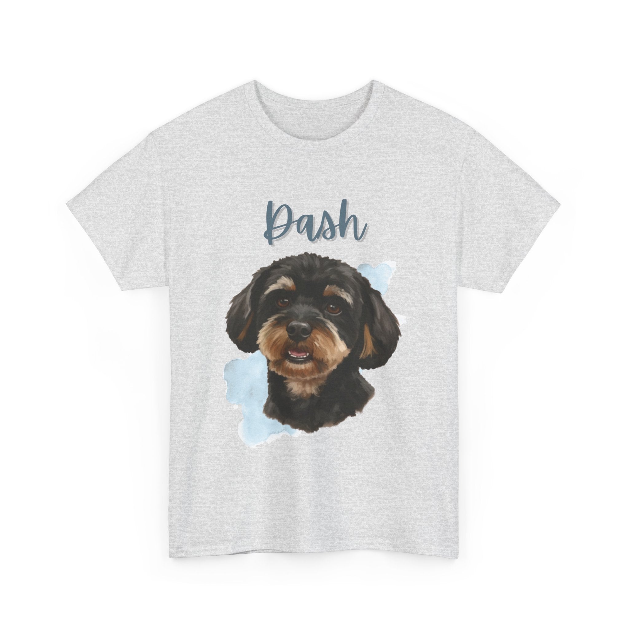 (Dash) Whimsical Dog Portrait Tee Shirt