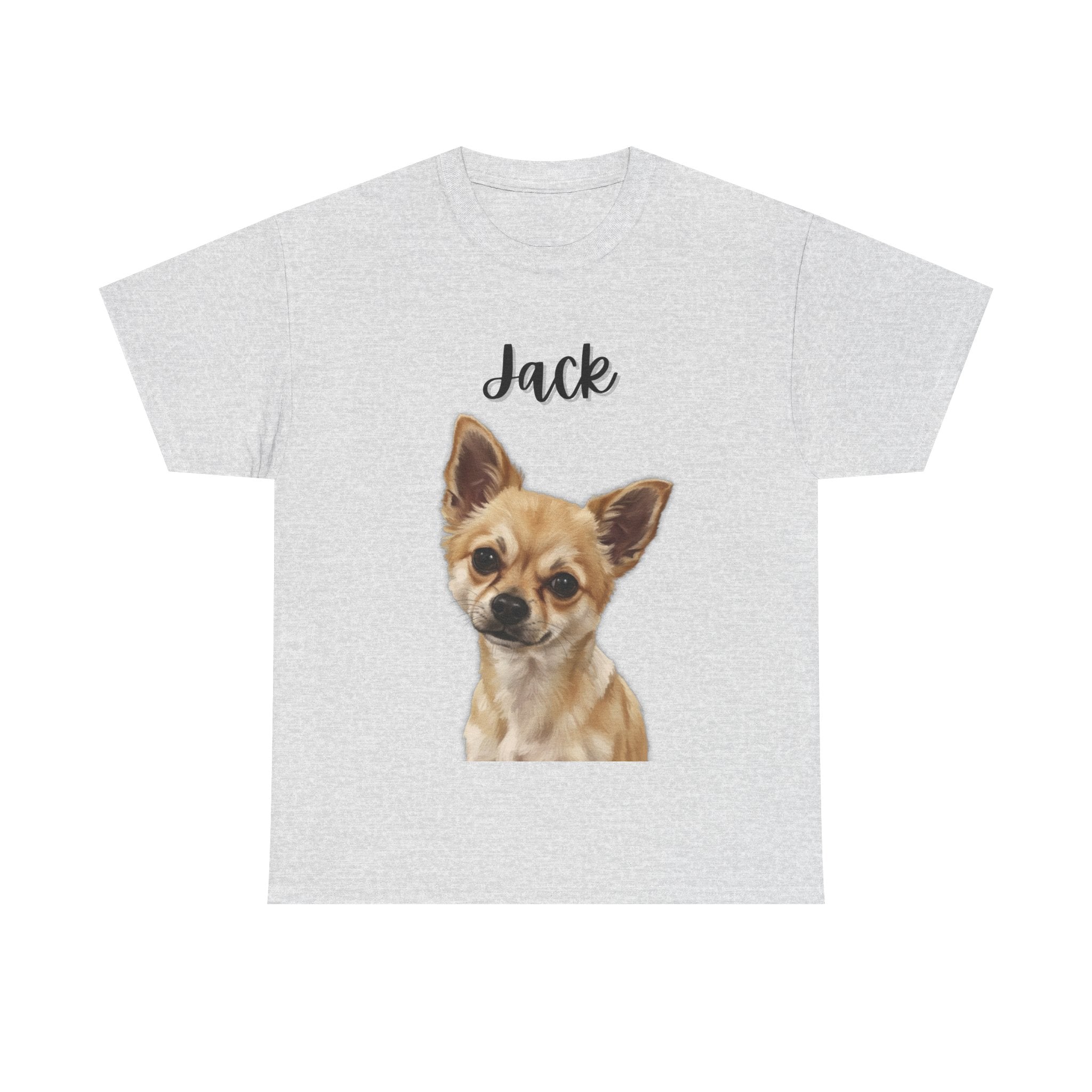 (Jack) Whimsical Dog Portrait Tee Shirt