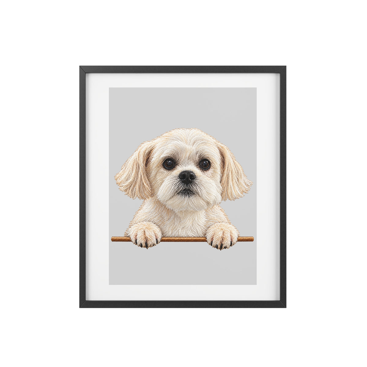 (Sheedy) Playful Dog Framed Poster