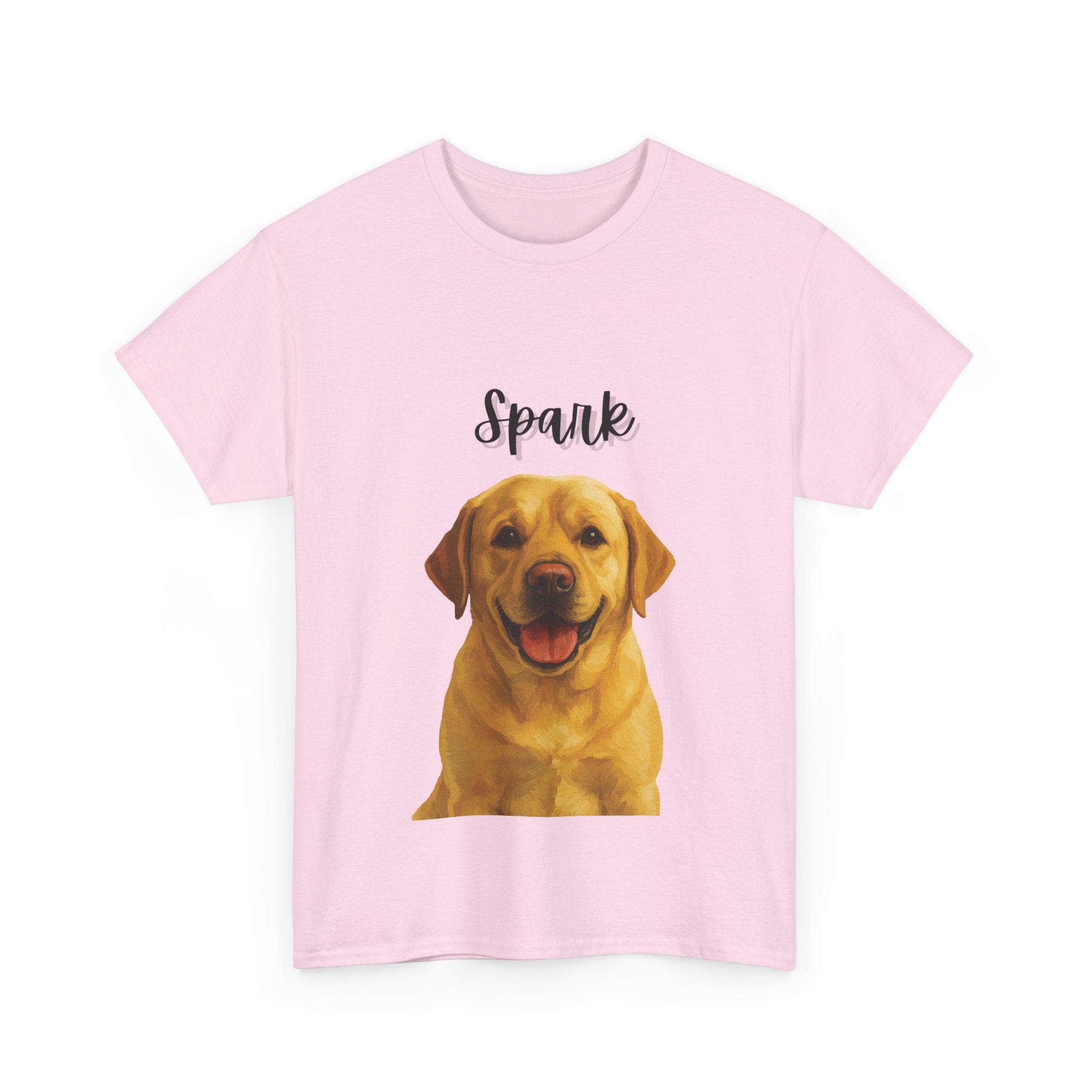 (Spark) Whimsical Dog Portrait Tee Shirt