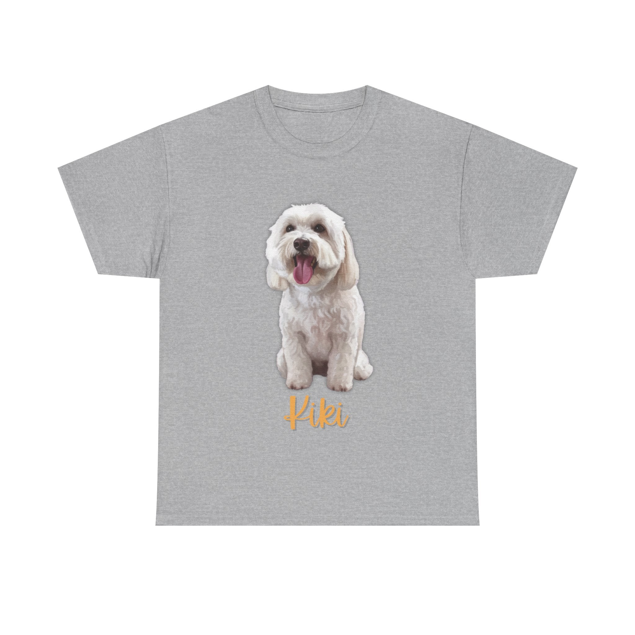 (Kiki) Whimsical Dog Portrait Tee Shirt