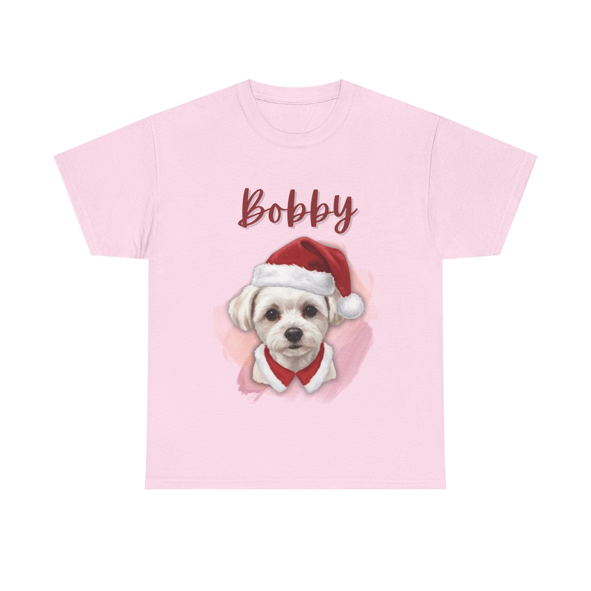 (Bobby) Whimsical Dog Portrait Tee Shirt