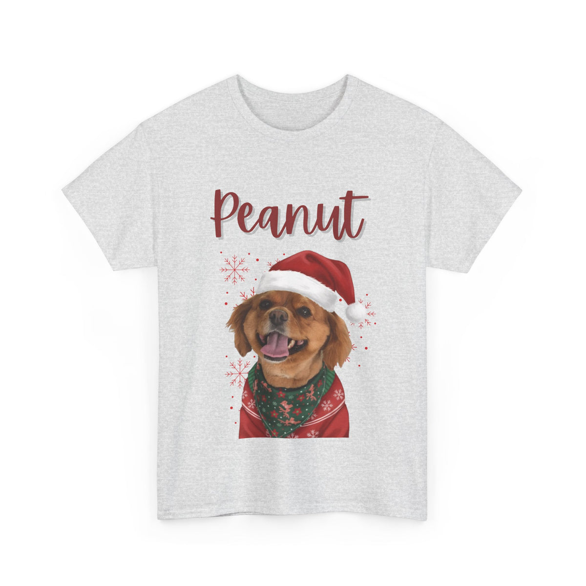 (Peanut) Whimsical Dog Portrait Tee Shirt