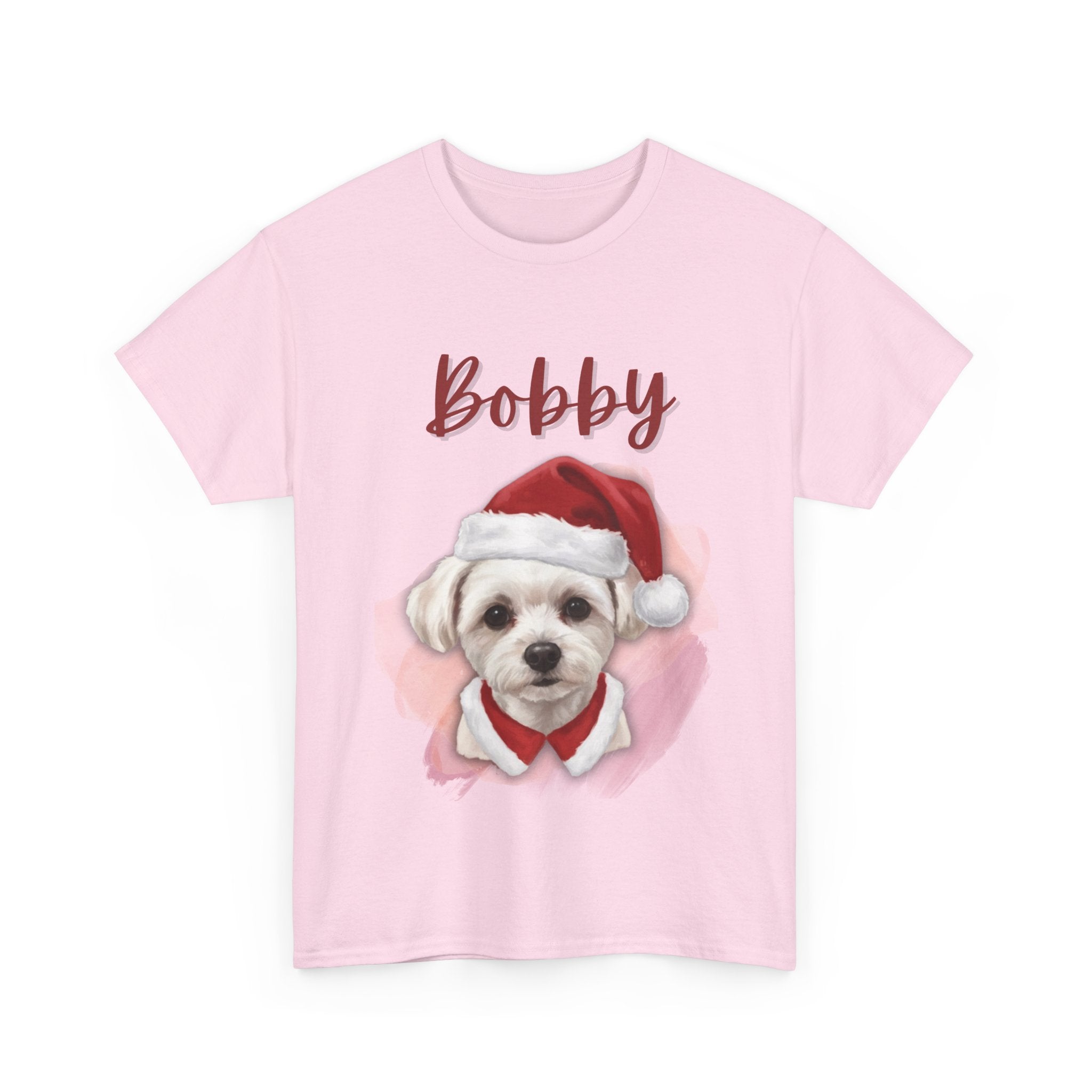 (Bobby) Whimsical Dog Portrait Tee Shirt
