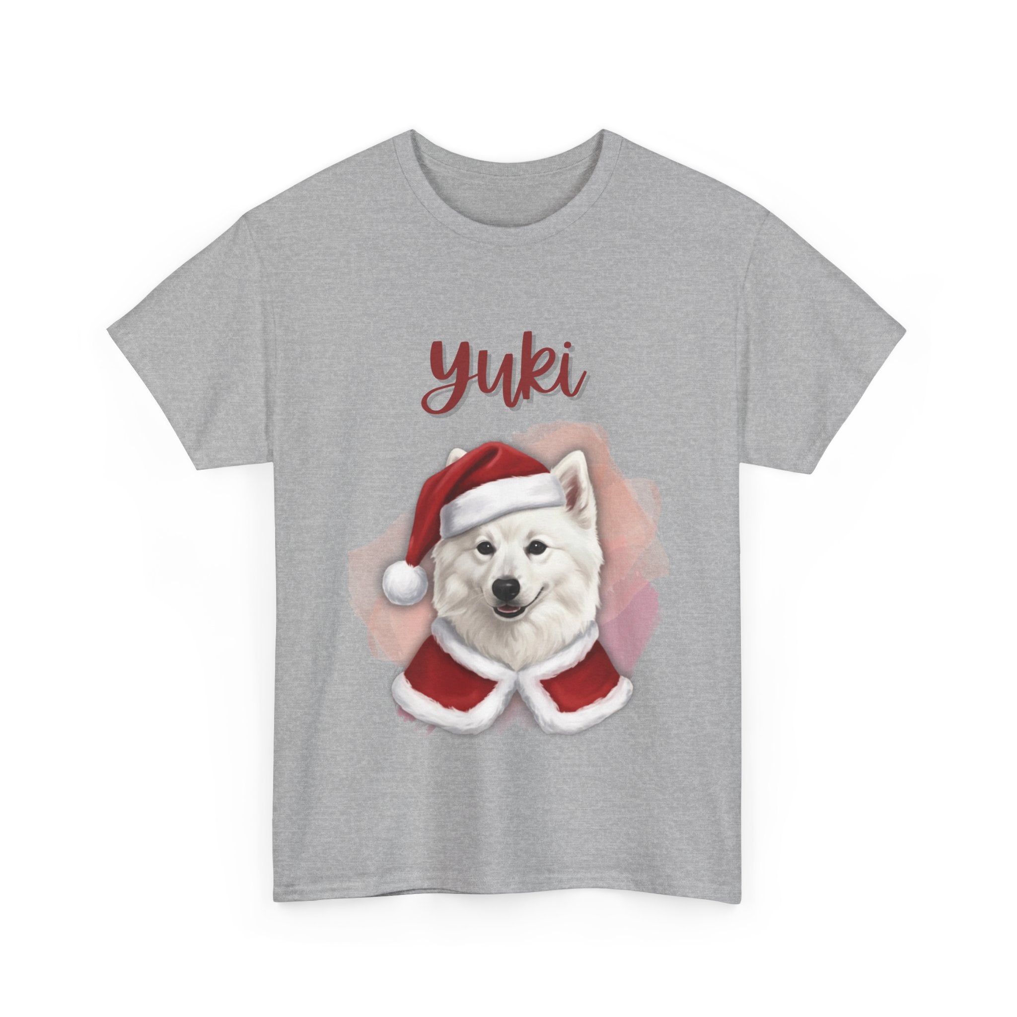 (Yuki) Whimsical Dog Portrait Tee Shirt