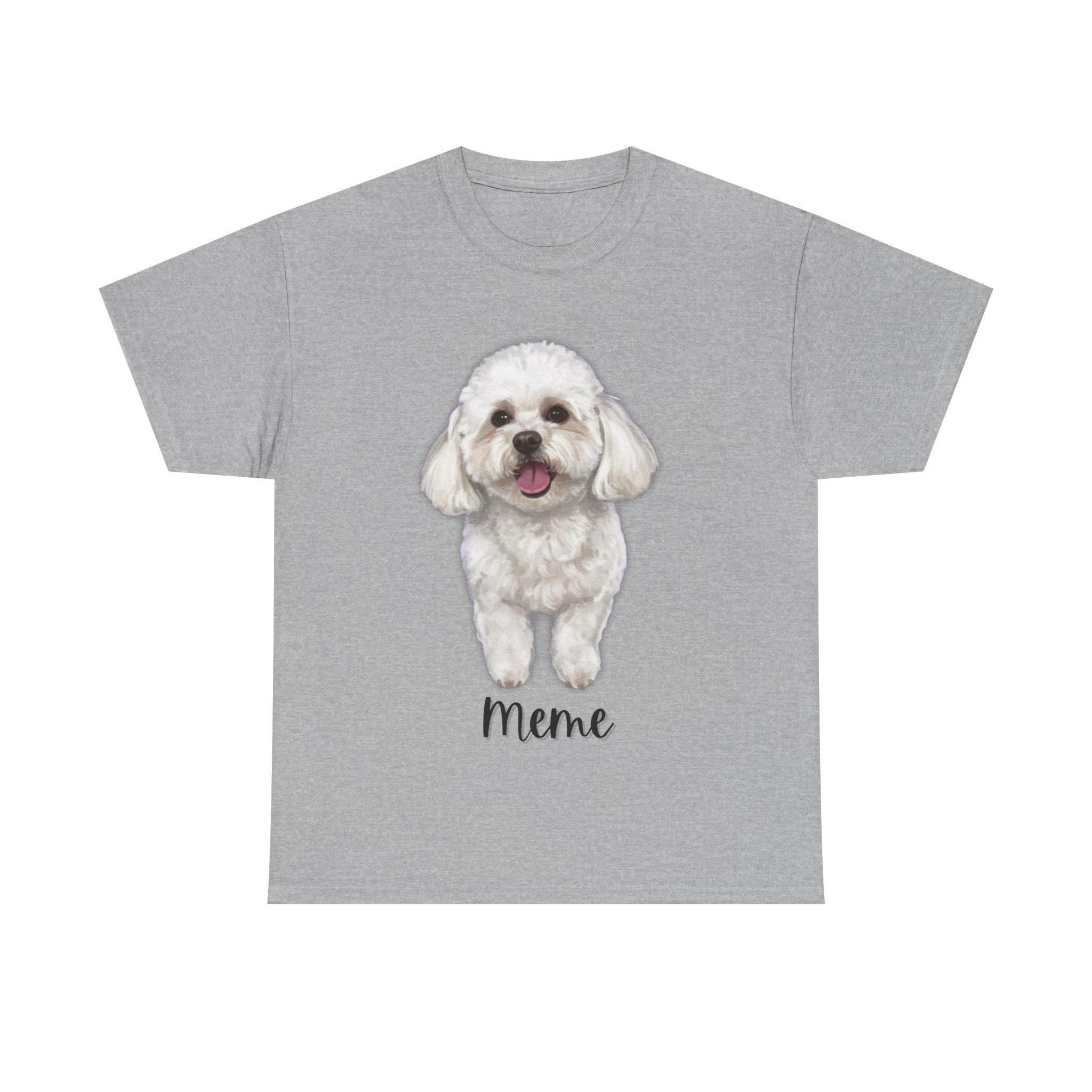 (Meme) Whimsical Dog Portrait Tee Shirt