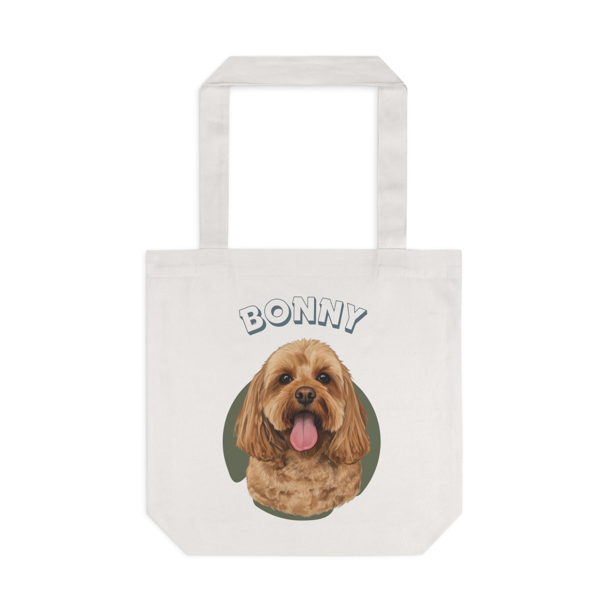 (Bonny) Personalized Dog Lover Tote Bag